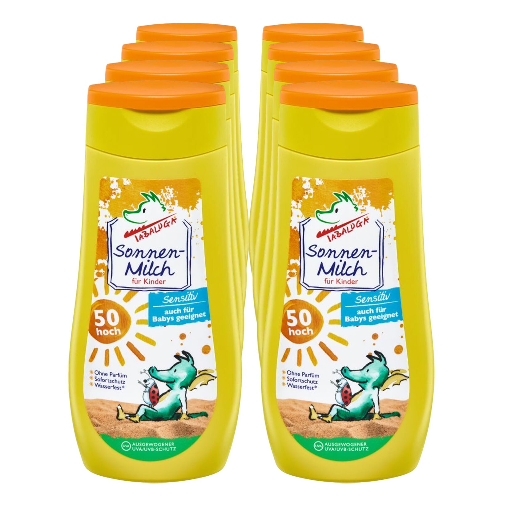 Tabaluga Sonnenmilch LSF 50 250ml, 8er Pack - Bild 1