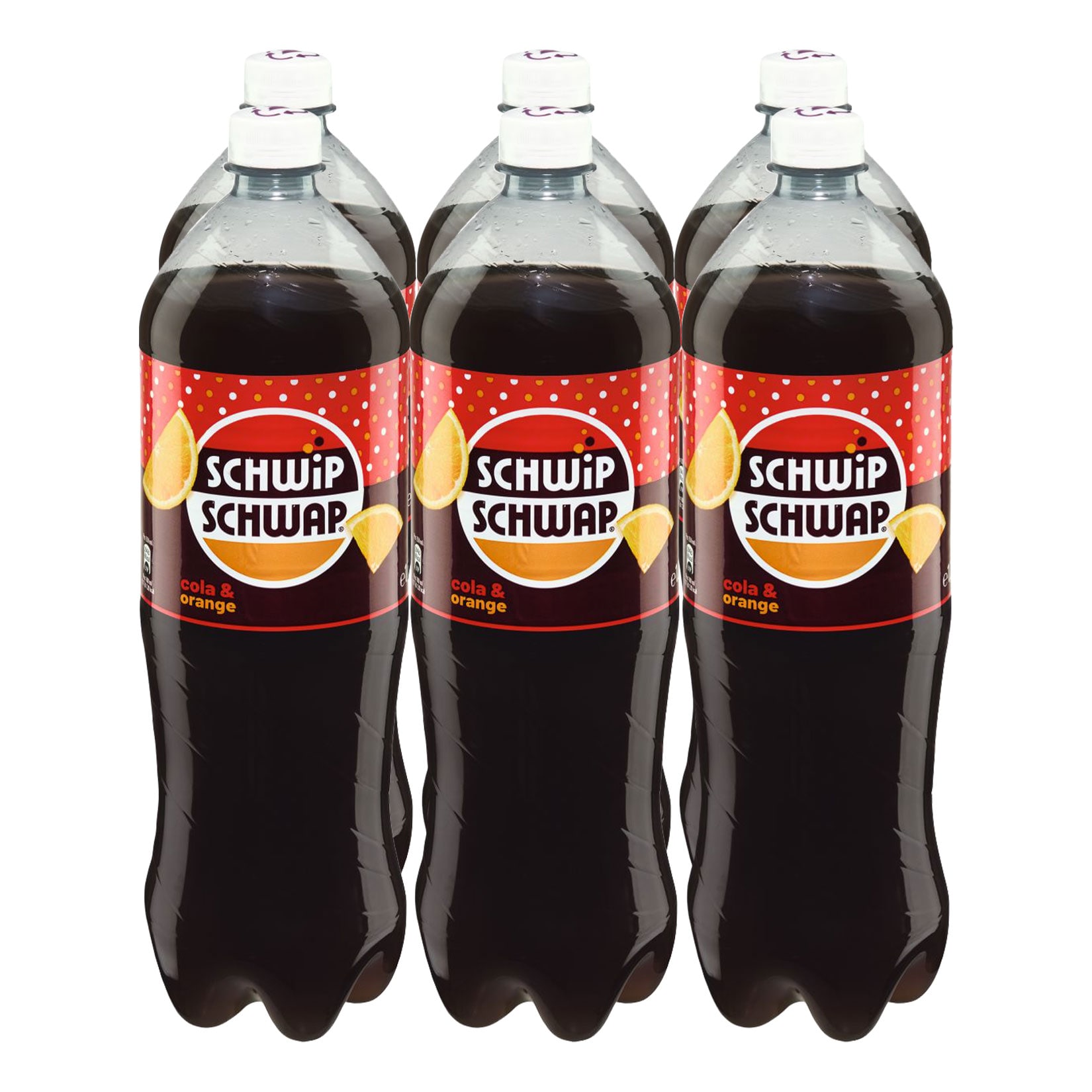 Schwip Schwap Cola & Orange 1,25 Liter, 6er Pack - Bild 1