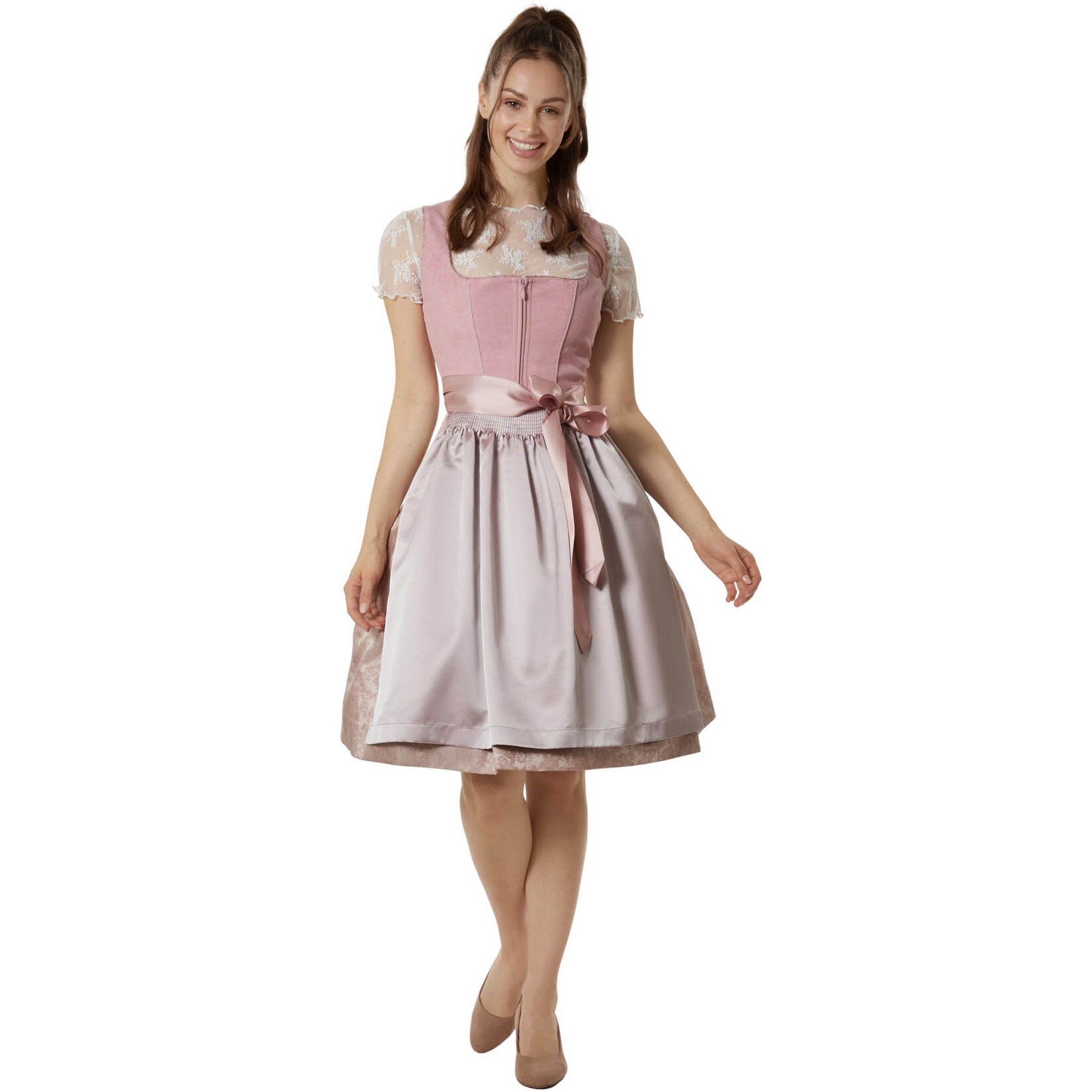 tectake® Frauenkostüm Midi-Dirndl Linah | 04061173277022