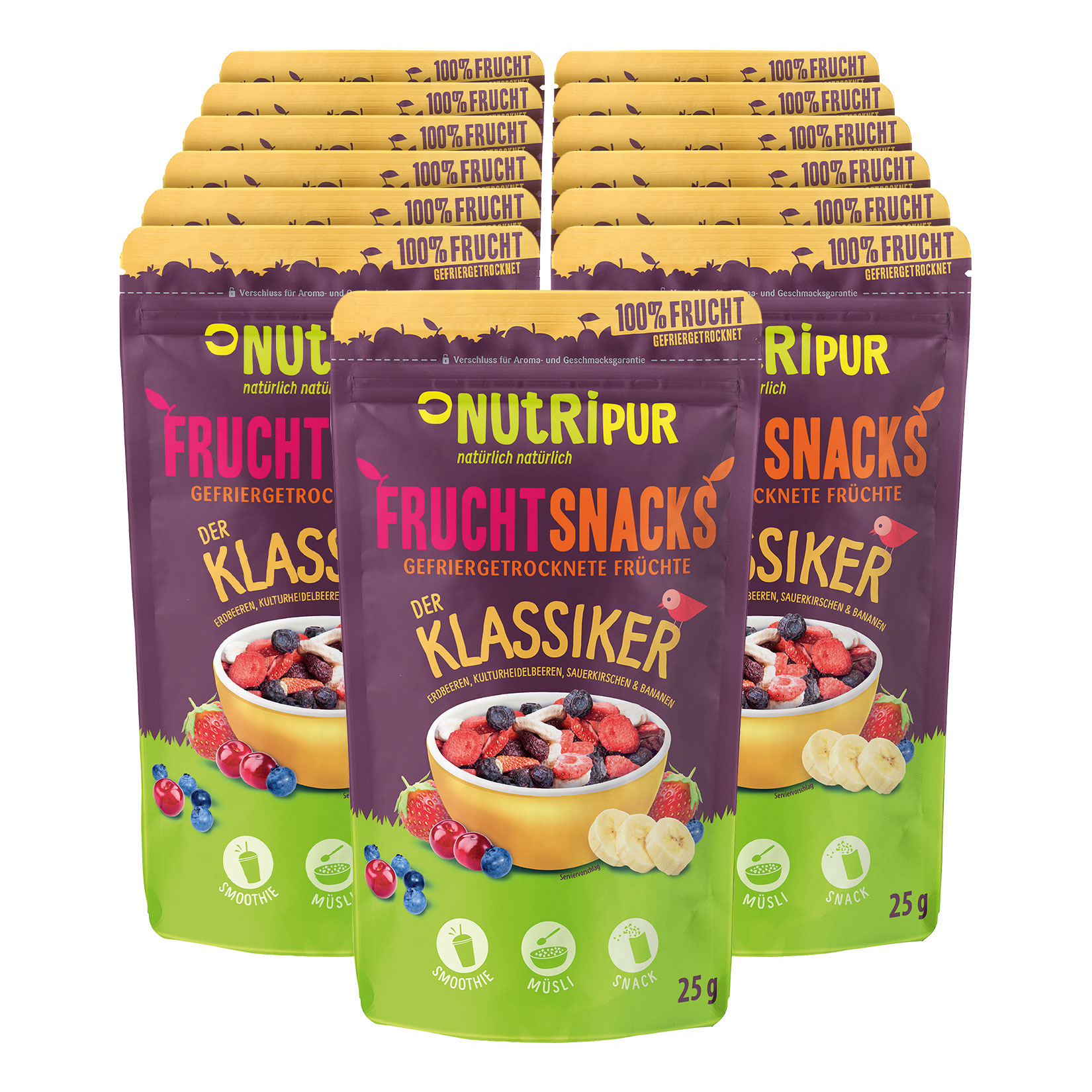 Fruchtsnacks der Klassische 25 g, 13er Pack - Bild 1