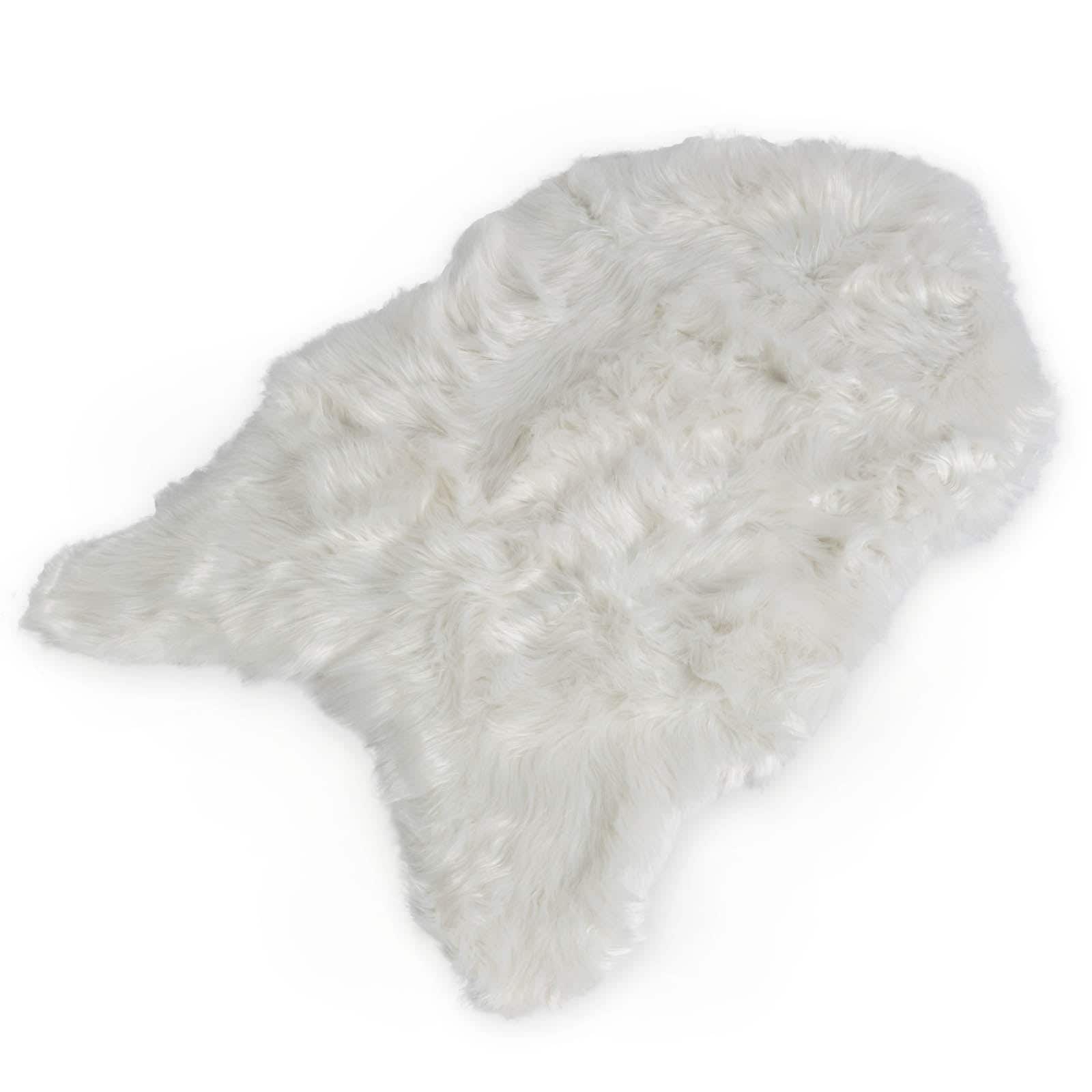 Karat homeliving Kunstfell Nelly | Flauschiges Dekofell | Ivory - Bild 1