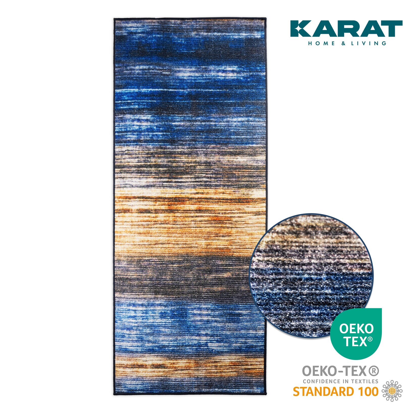 Karat homeliving Teppich-Läufer auf Maß   Cancun | 04066088689328