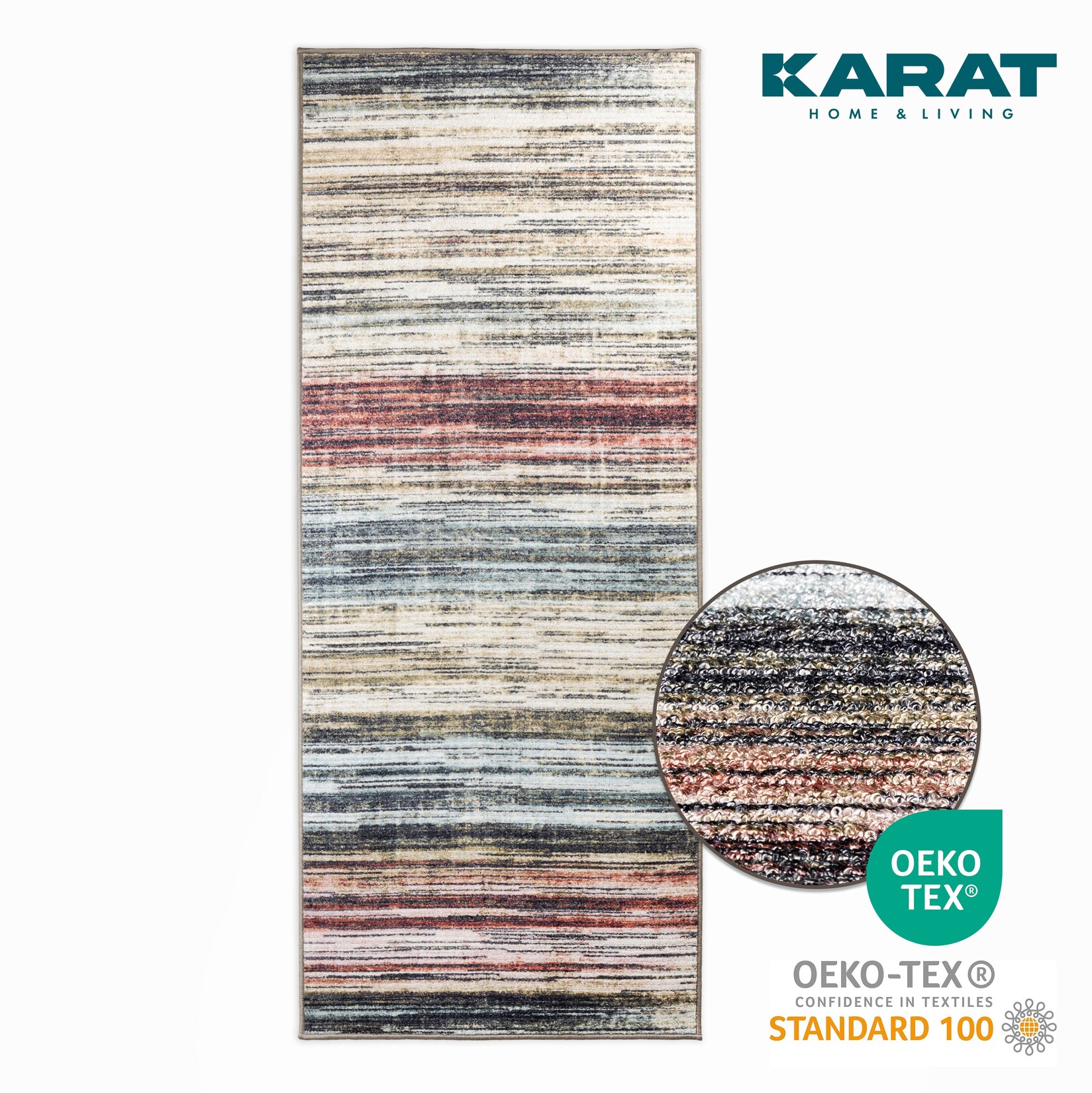 Karat homeliving Teppich-Läufer auf Maß   Cudillero | 04066088689533