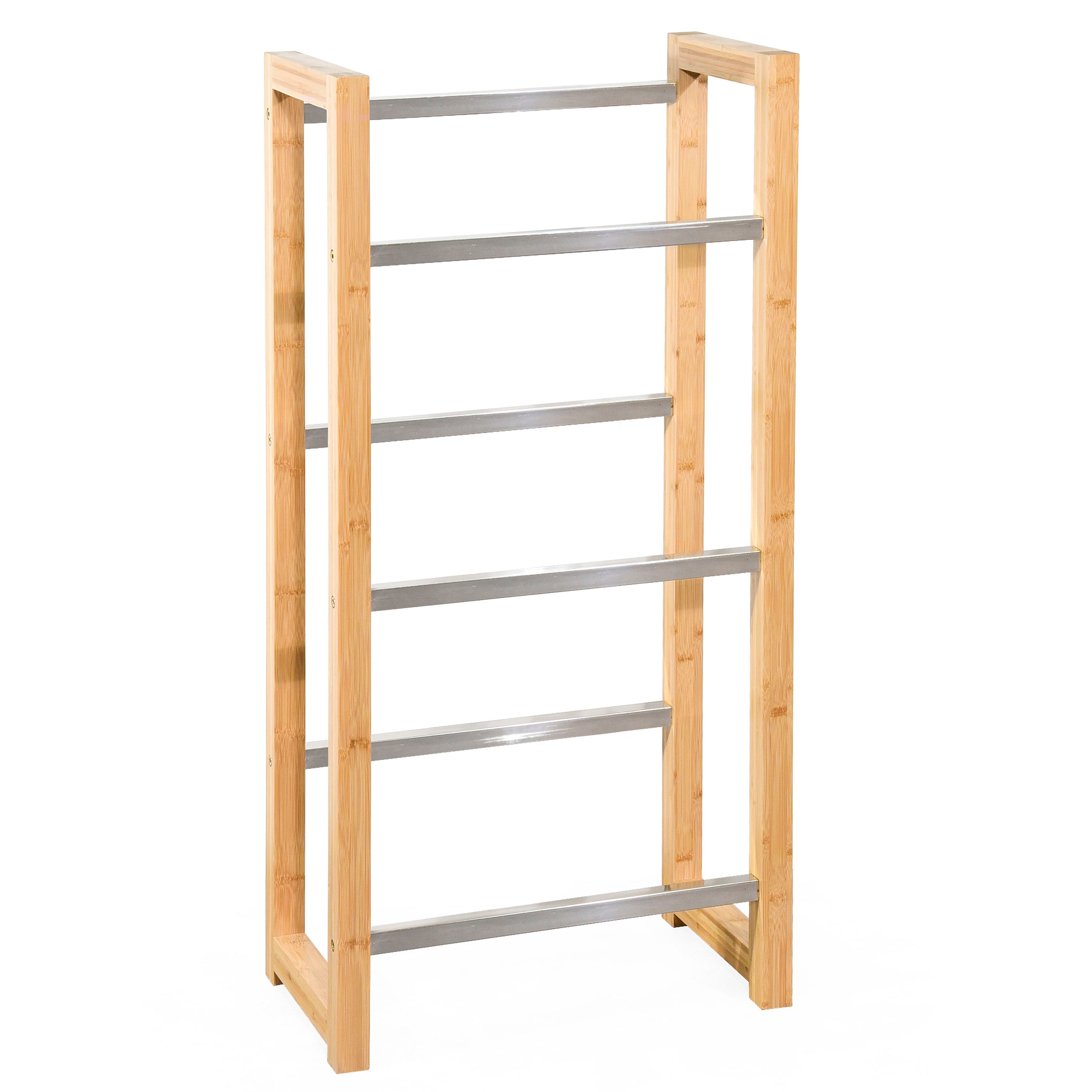 Karat homeliving Bambus-Flaschenkastenst&auml;nder | Flash | Robustes Lagerregal - Bild 1