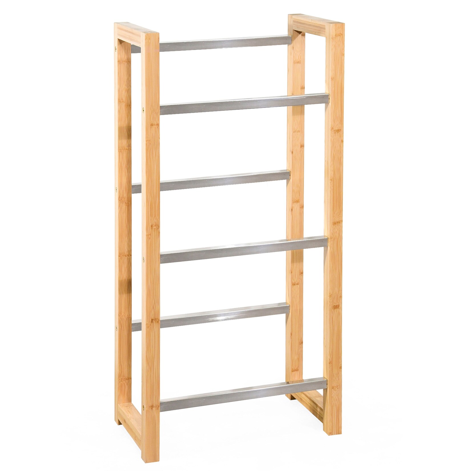 Karat homeliving Bambus-Flaschenkastenständer   Flash   Robustes Lagerregal | 04069009011765