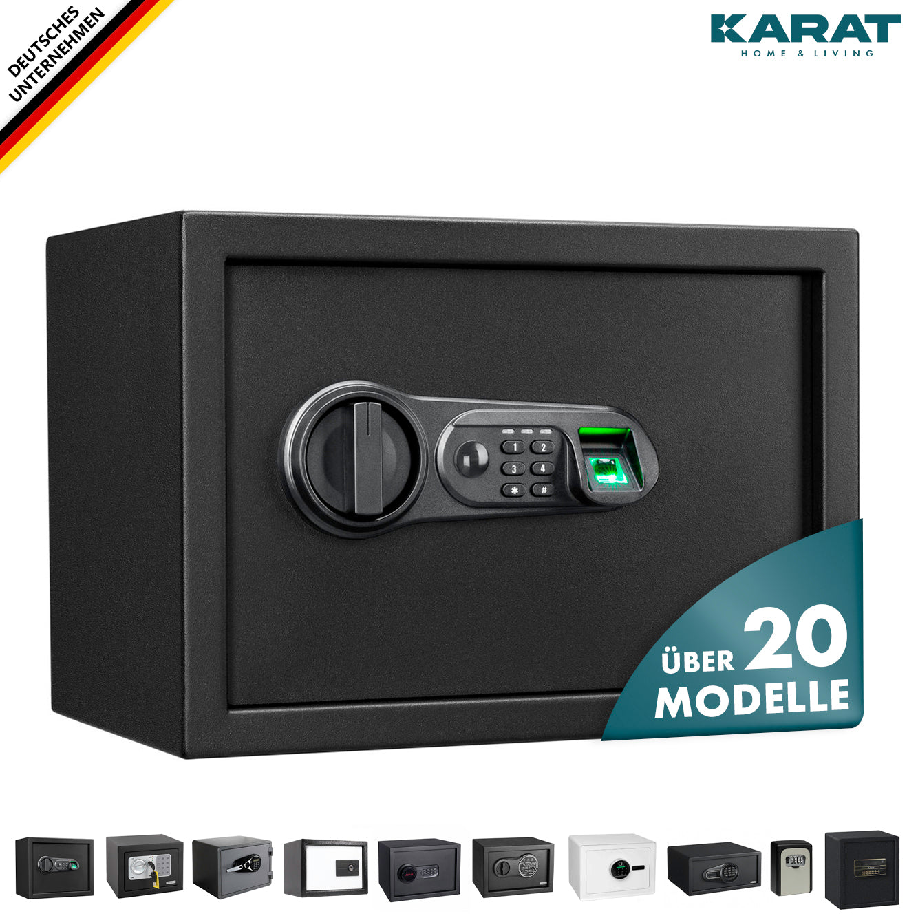 Karat homeliving Tresor | Zuverl&auml;ssiger Schutz und stilvolle Aufbewahrung | Catoca - Bild 1