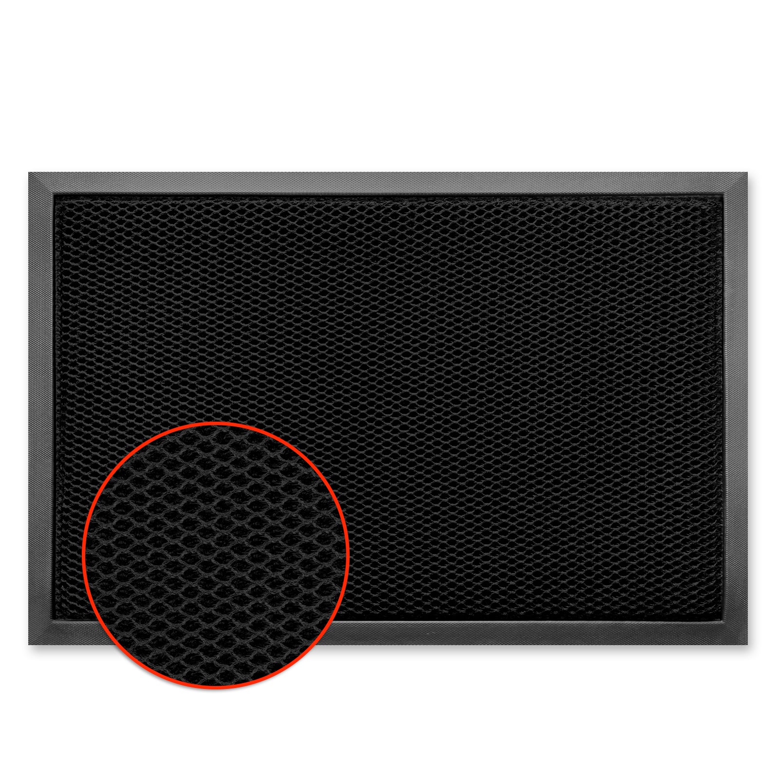 Floordirekt Fussmatte | Imperial 1000 | Innovatives 3D-Netz zur effektiven Filterung | Schwarz - Bild 1
