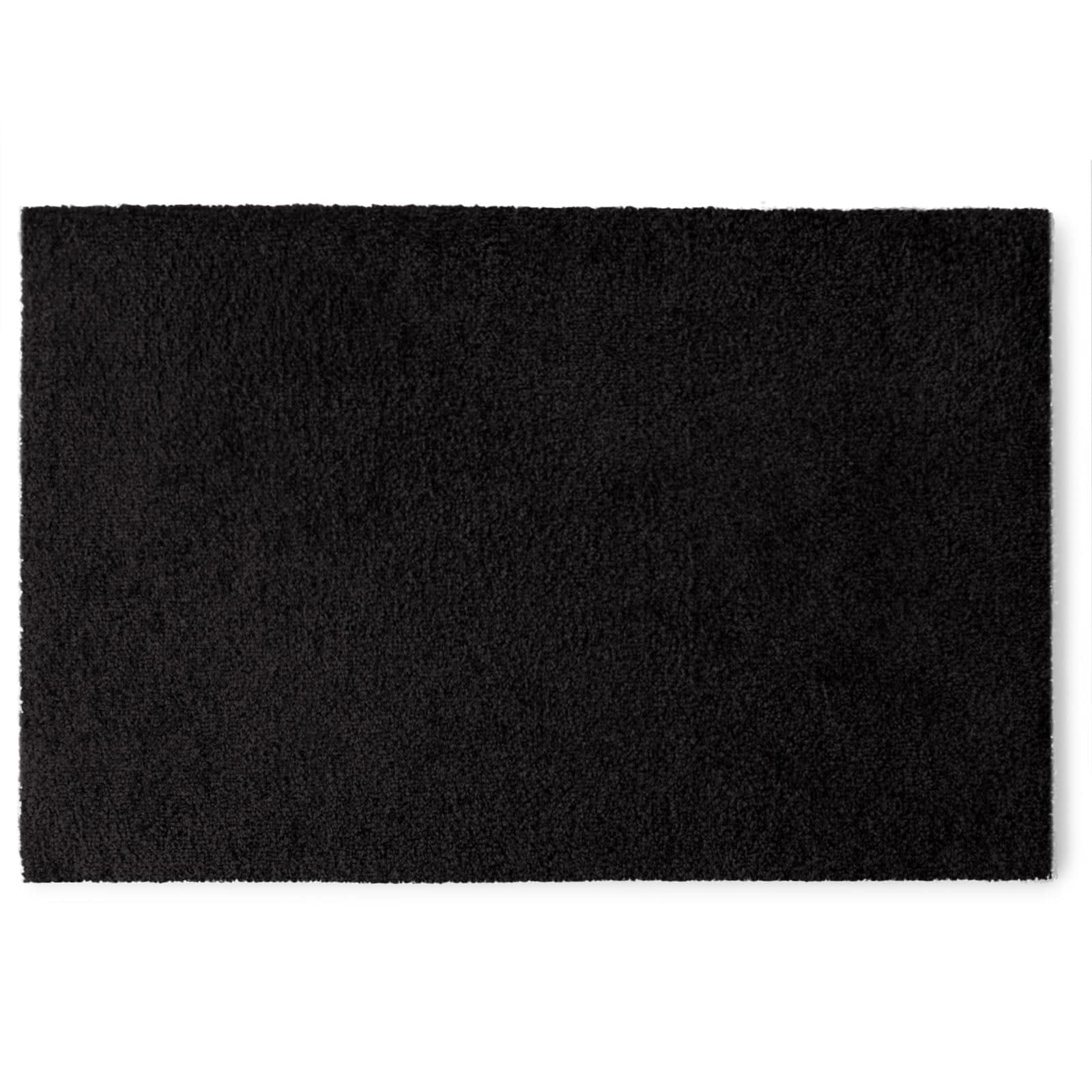 Floordirekt Fu&szlig;matte | Domenico | Stilvolle und praktische Schmutzfangmatte | Schwarz - Bild 1