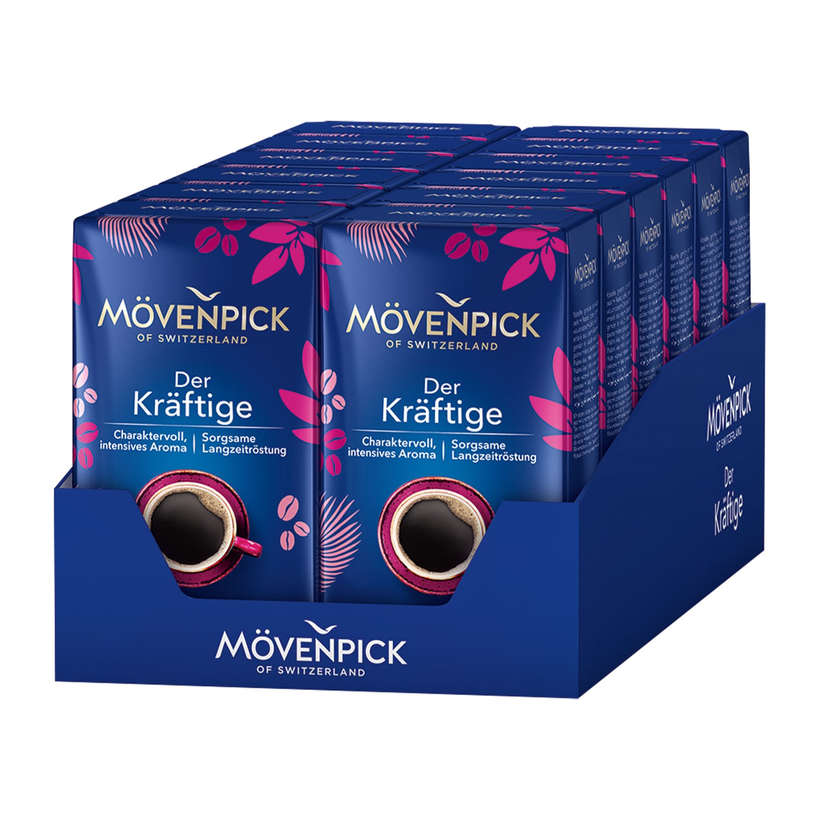M&ouml;venpick Kaffee der Kr&auml;ftge 500 g, 12er Pack - Bild 1
