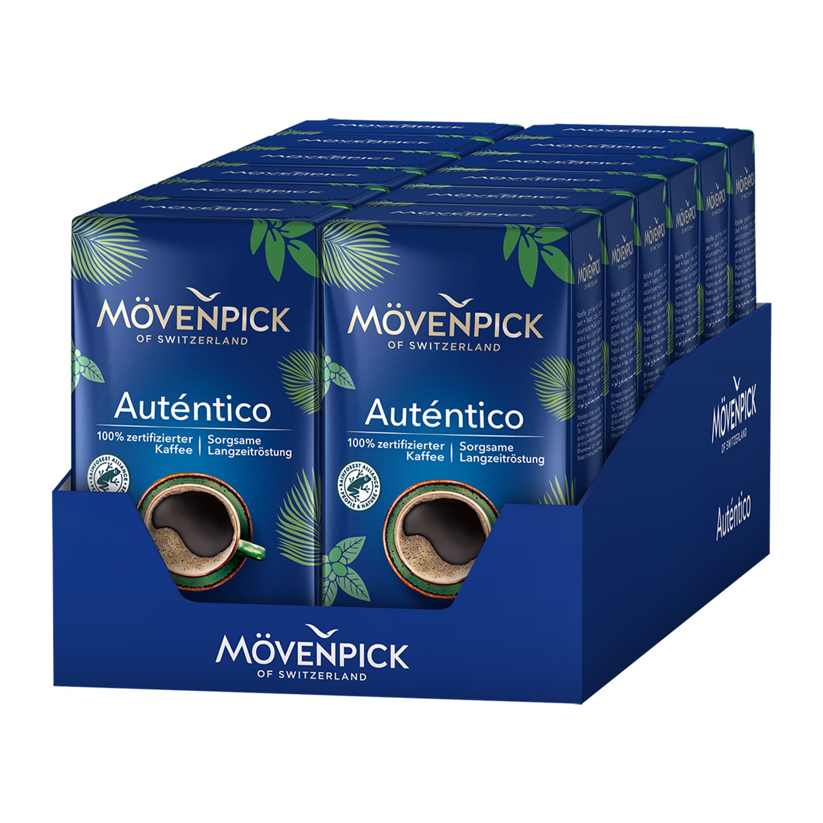 M&ouml;venpick Kaffee Autentico 500 g, 12er Pack - Bild 1
