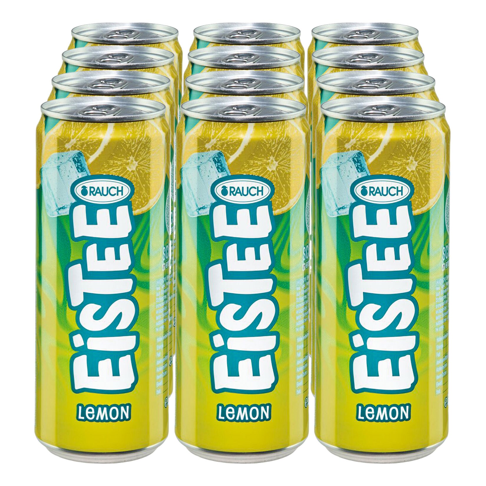 Rauch Eistee Zitrone 0,33 Liter, 12 Pack - Bild 1