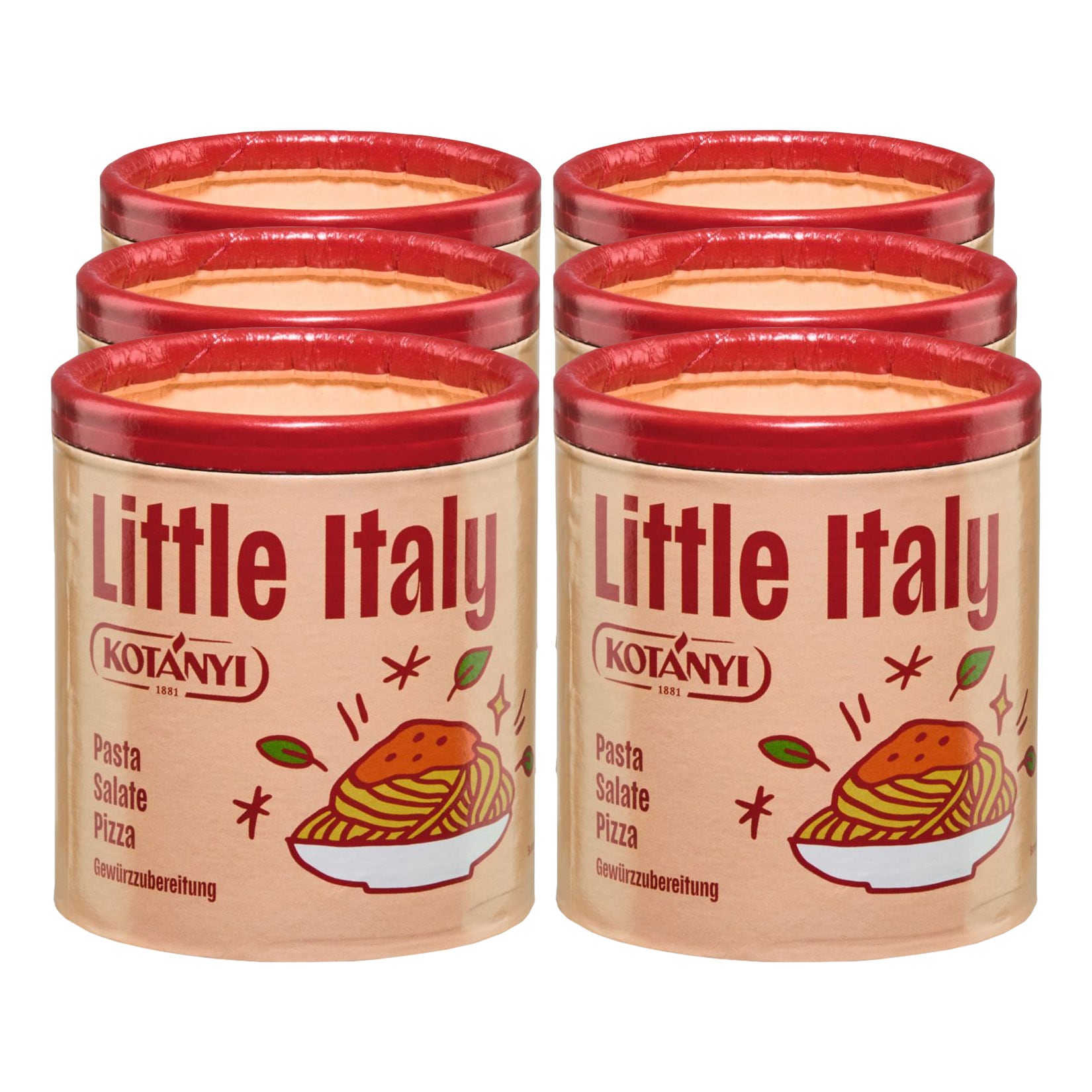 Kot&aacute;nyi Little Italy Gew&uuml;rzzubereitung 70 g, 6er Pack - Bild 1