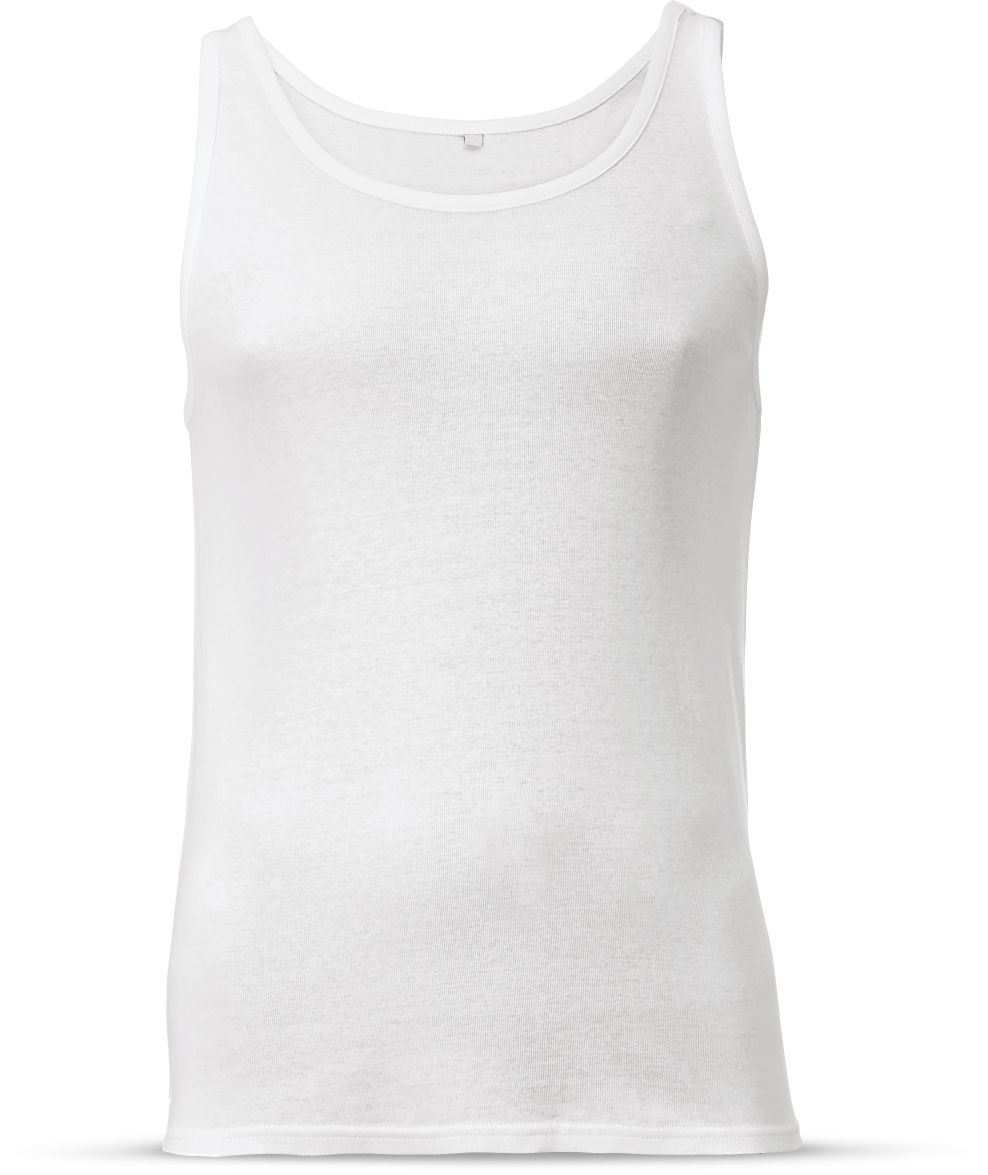 Herren Achselhemd, 5er Pack, wei&szlig;, M - Bild 1