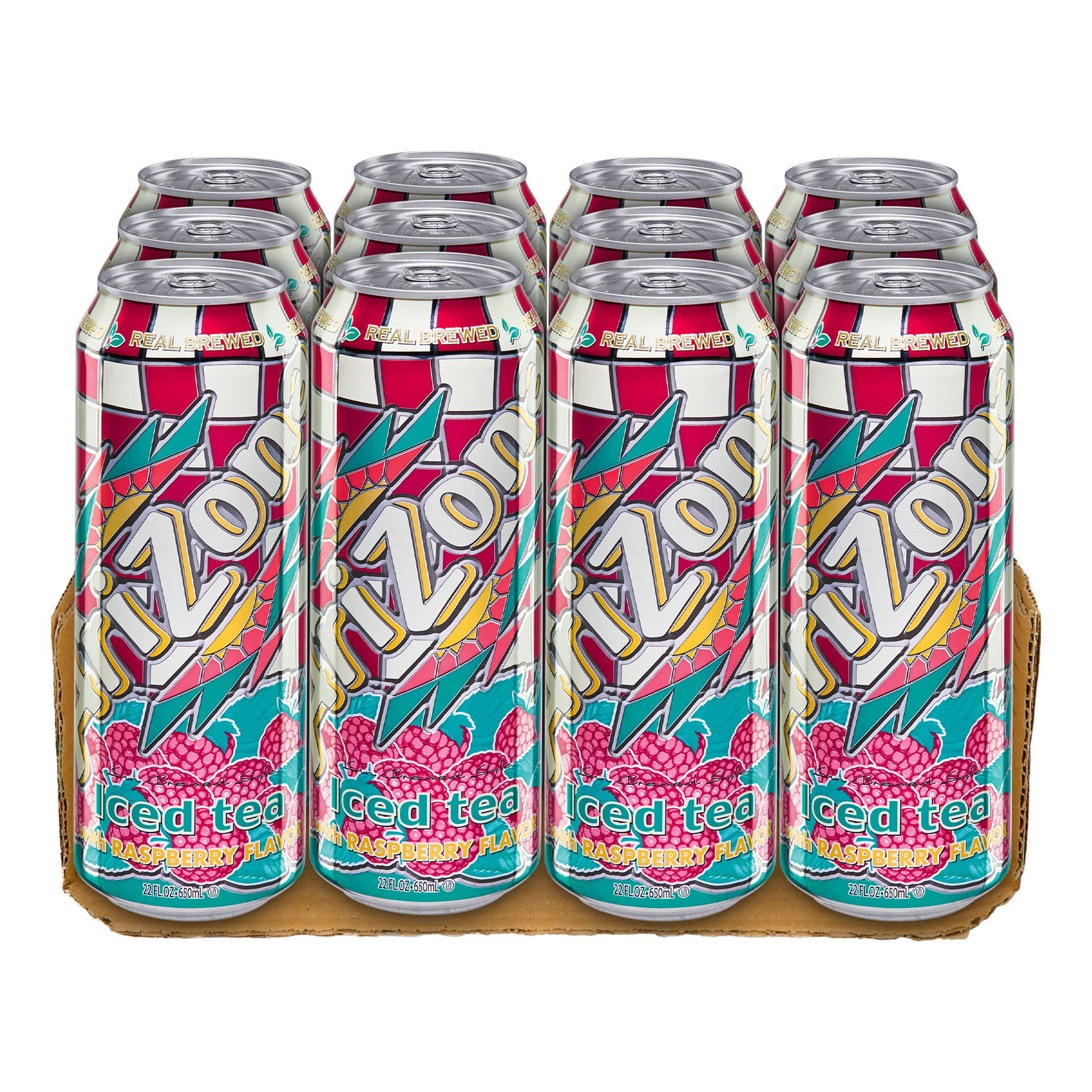 Arizona Ice Tea Raspberry 0,65 Liter, 12er Pack - Bild 1