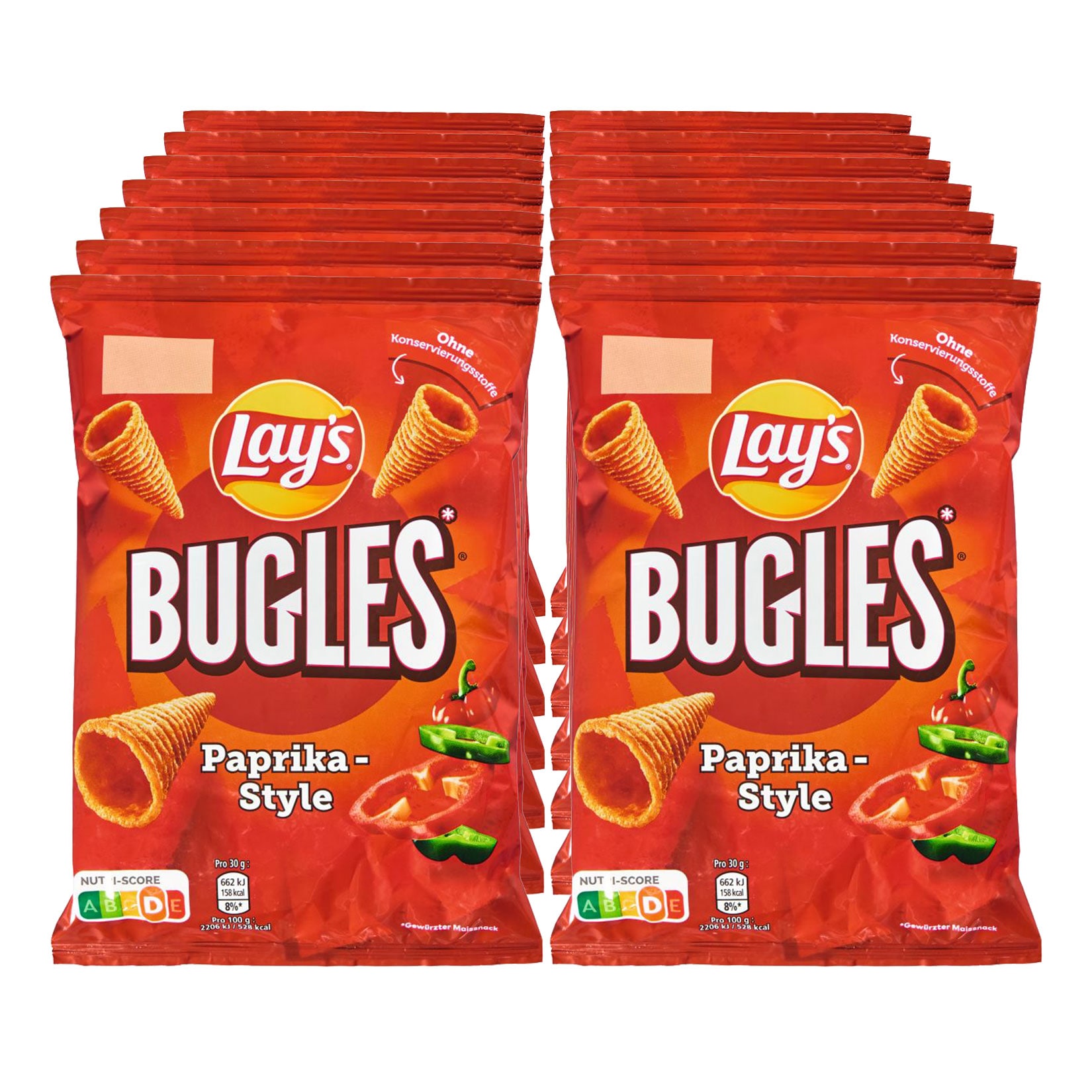 Bugles Paprika 75 g, 14er Pack MHD 09.11.25 - Bild 1