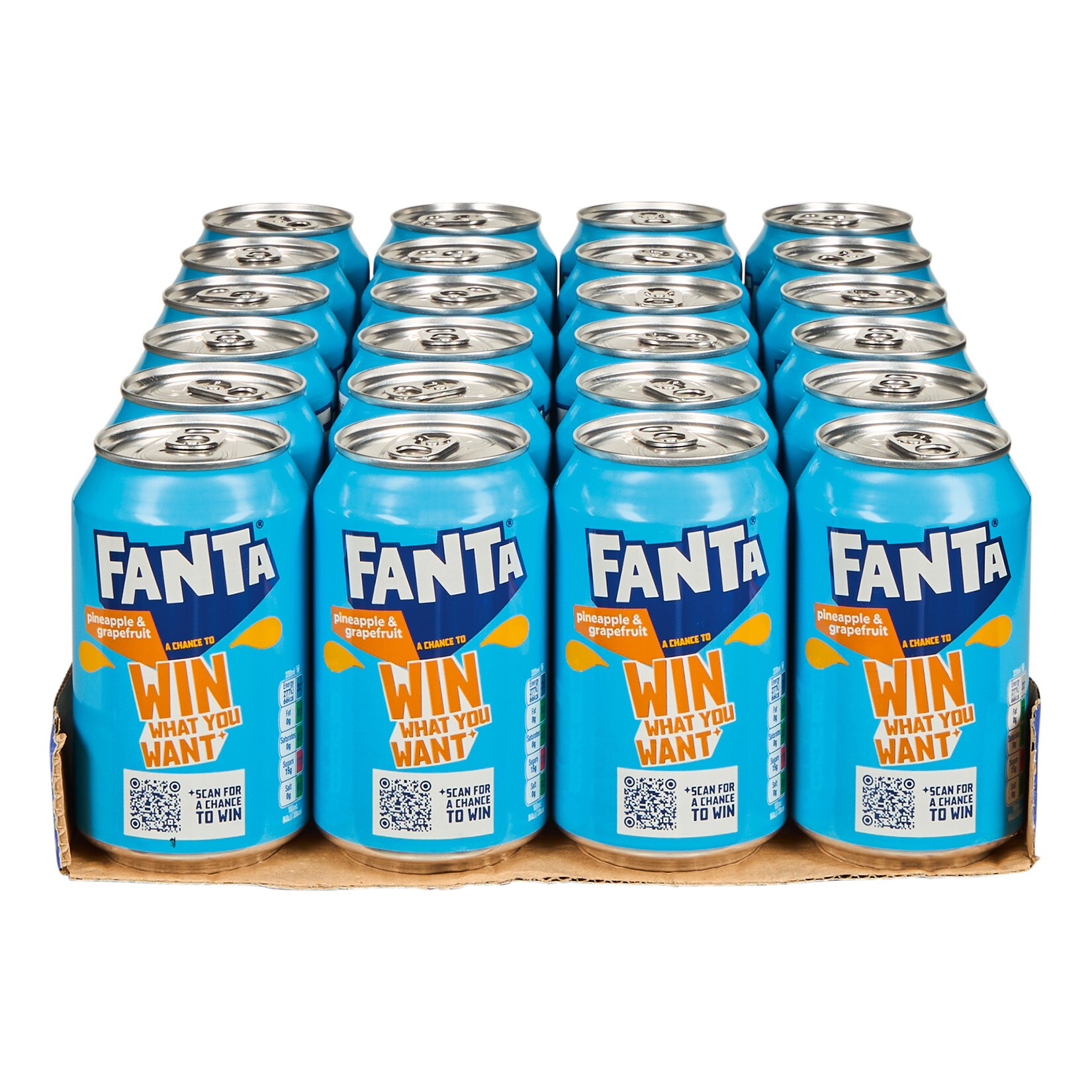 Fanta Pineapple Grapefruit 0,33 Liter, 24er Pack - Bild 1