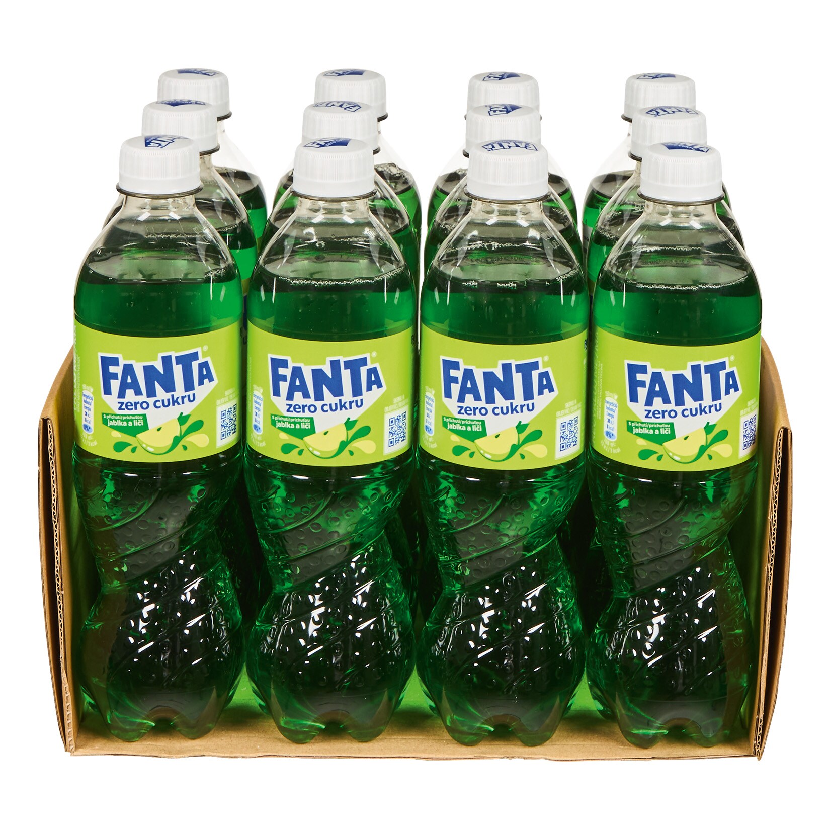 Fanta Apfel Lychee Zero 0,5 Liter, 12er Pack - Bild 1