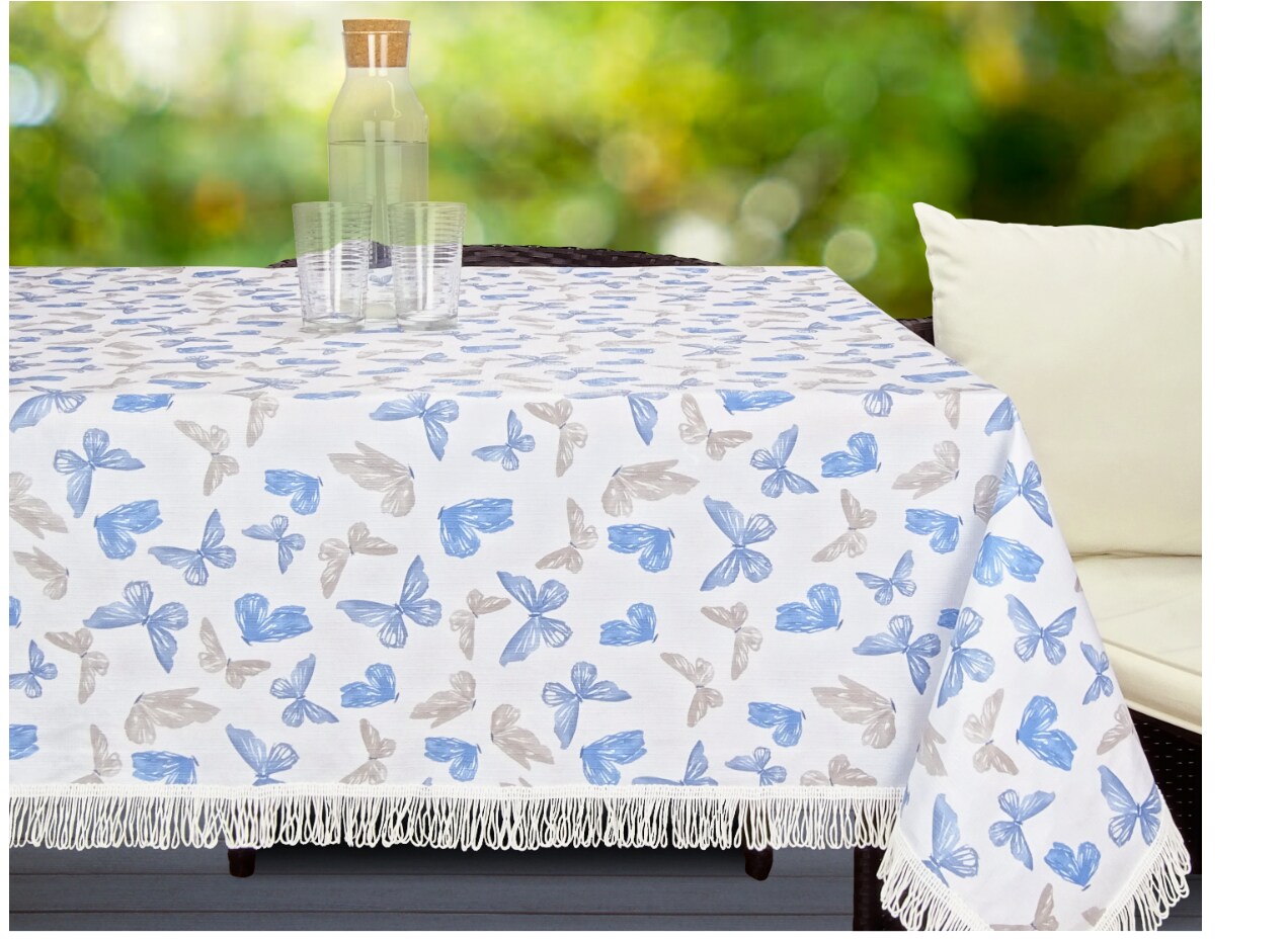 Living & Garden Tischdecke wetterfest 130x160cm -versch. Ausf&uuml;hrungen - Schmetterlinge - Bild 1