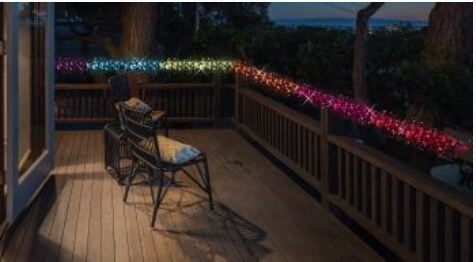 Dekor LED Regenbogengalaxielichterkette - Bild 1