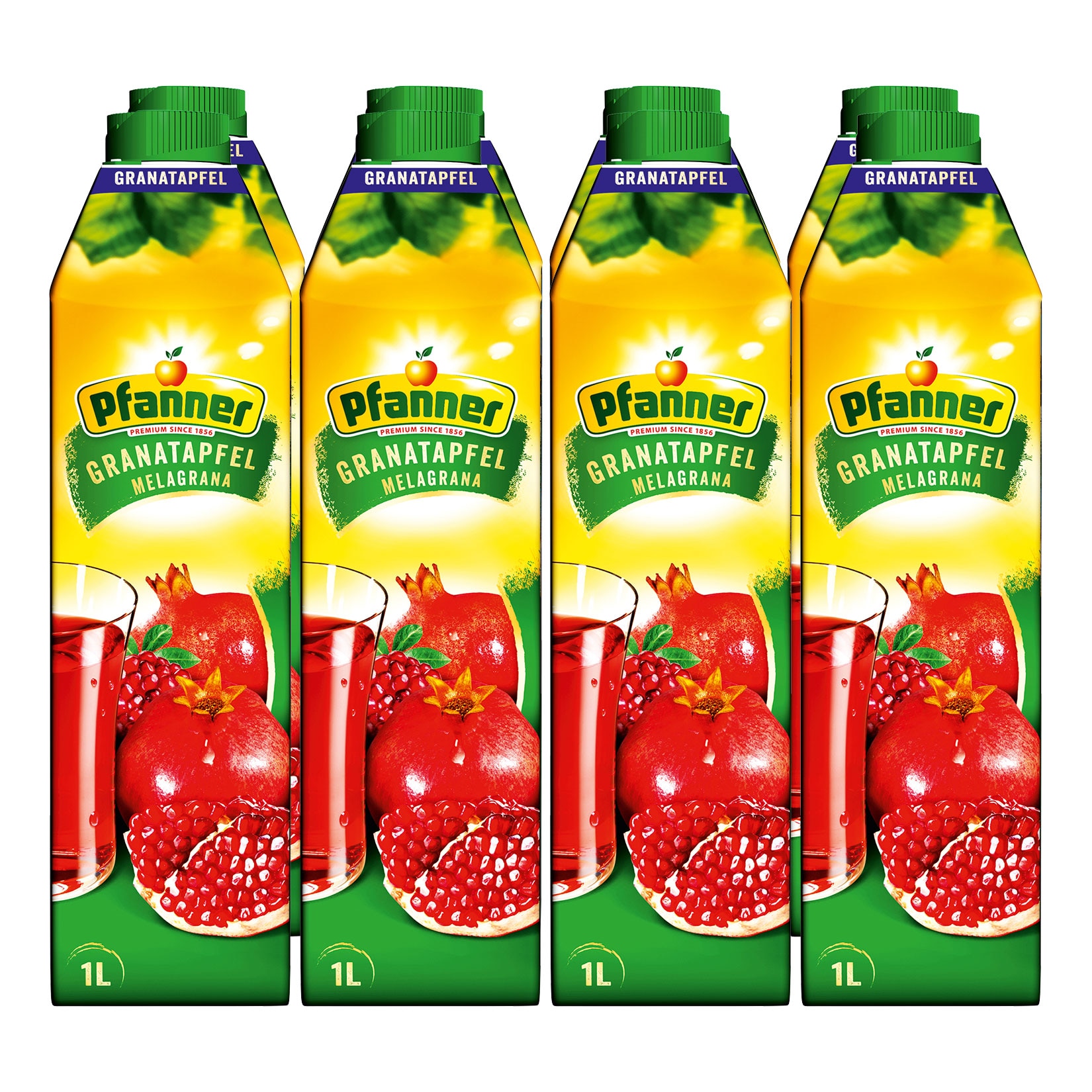 Pfanner Saft Granatapfel 1,0 Liter, 8er Pack - Bild 1