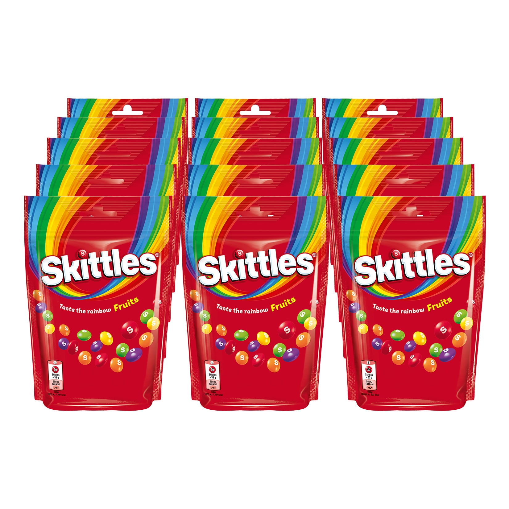 Skittles Fruits 136g, 15er Pack - Bild 1