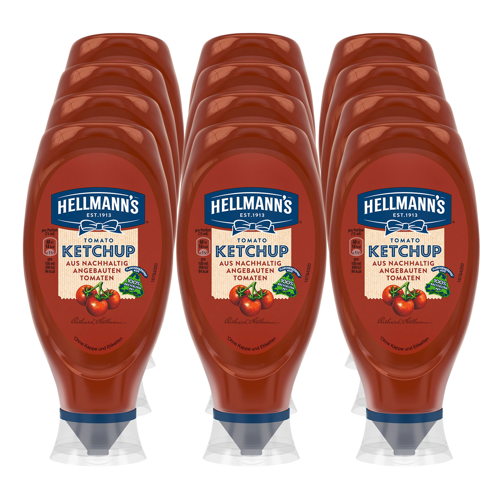 Hellmann's Tomaten Ketchup 500ml, 12er Pack - Bild 1