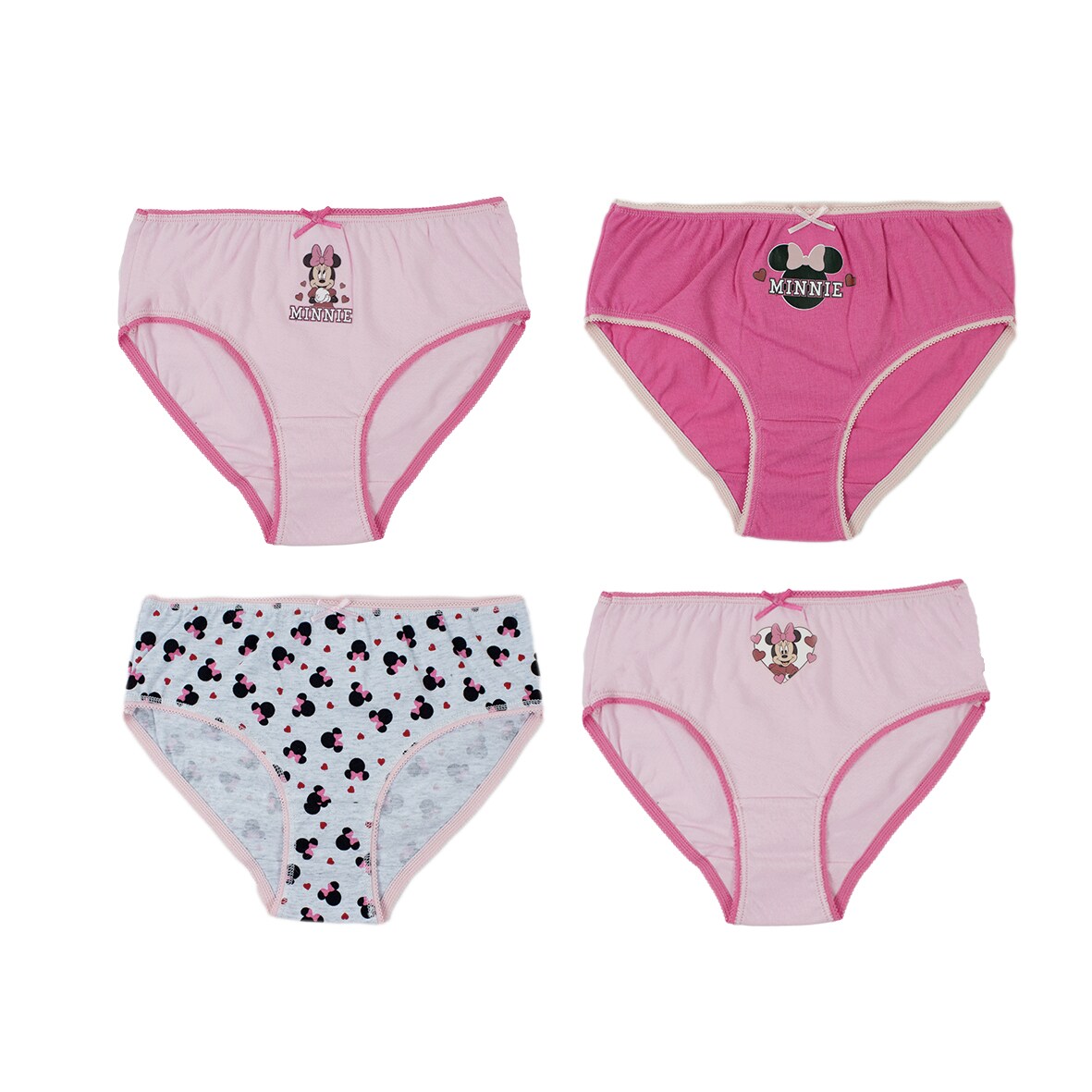 Kinder Lizenz Slips 4er Pack - Minnie Mouse 98/104 - Bild 1