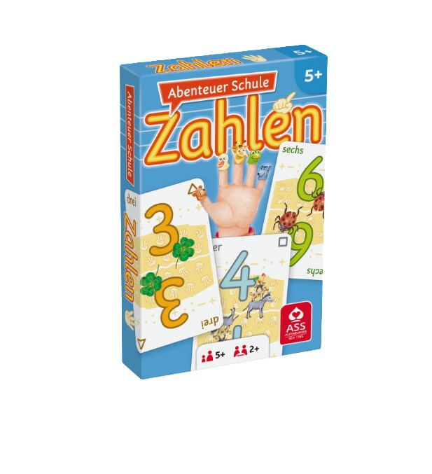Lernkartenspiel -versch. Ausf&uuml;hrungen - Abenteuer Schule - Zahlen - Bild 1