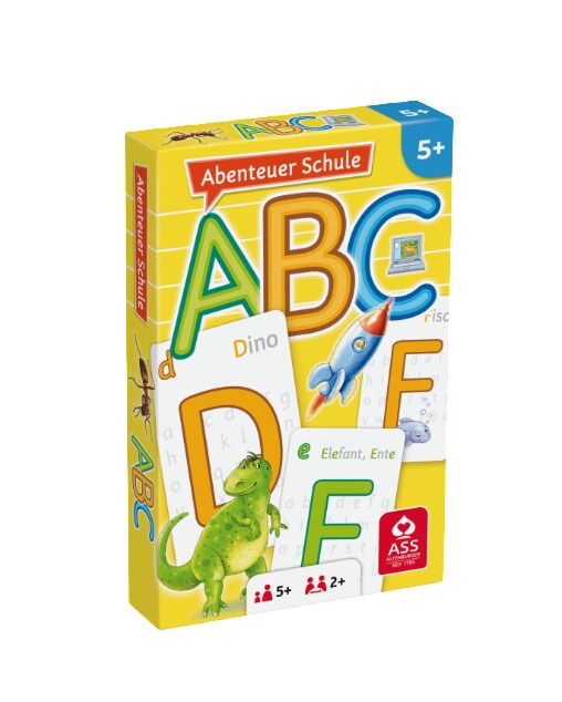 Lernkartenspiel -versch. Ausf&uuml;hrungen - Abenteuer Schule - ABC - Bild 1