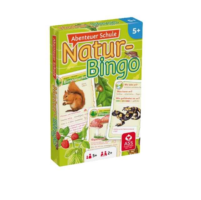 Lernkartenspiel -versch. Ausf&uuml;hrungen - Abenteuer Schule - Naturbingo - Bild 1