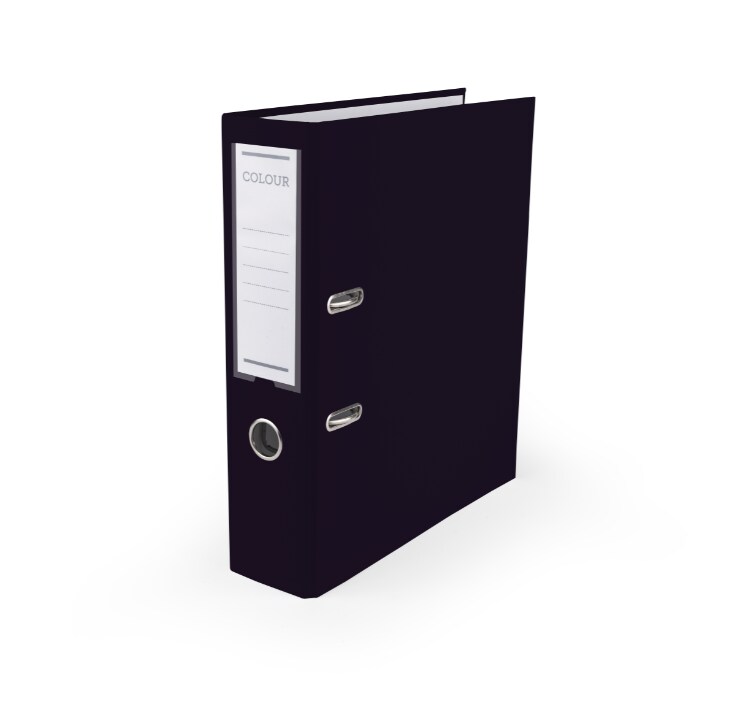 Ordner - versch- Ausf&uuml;hrungen - Schwarz - Bild 1