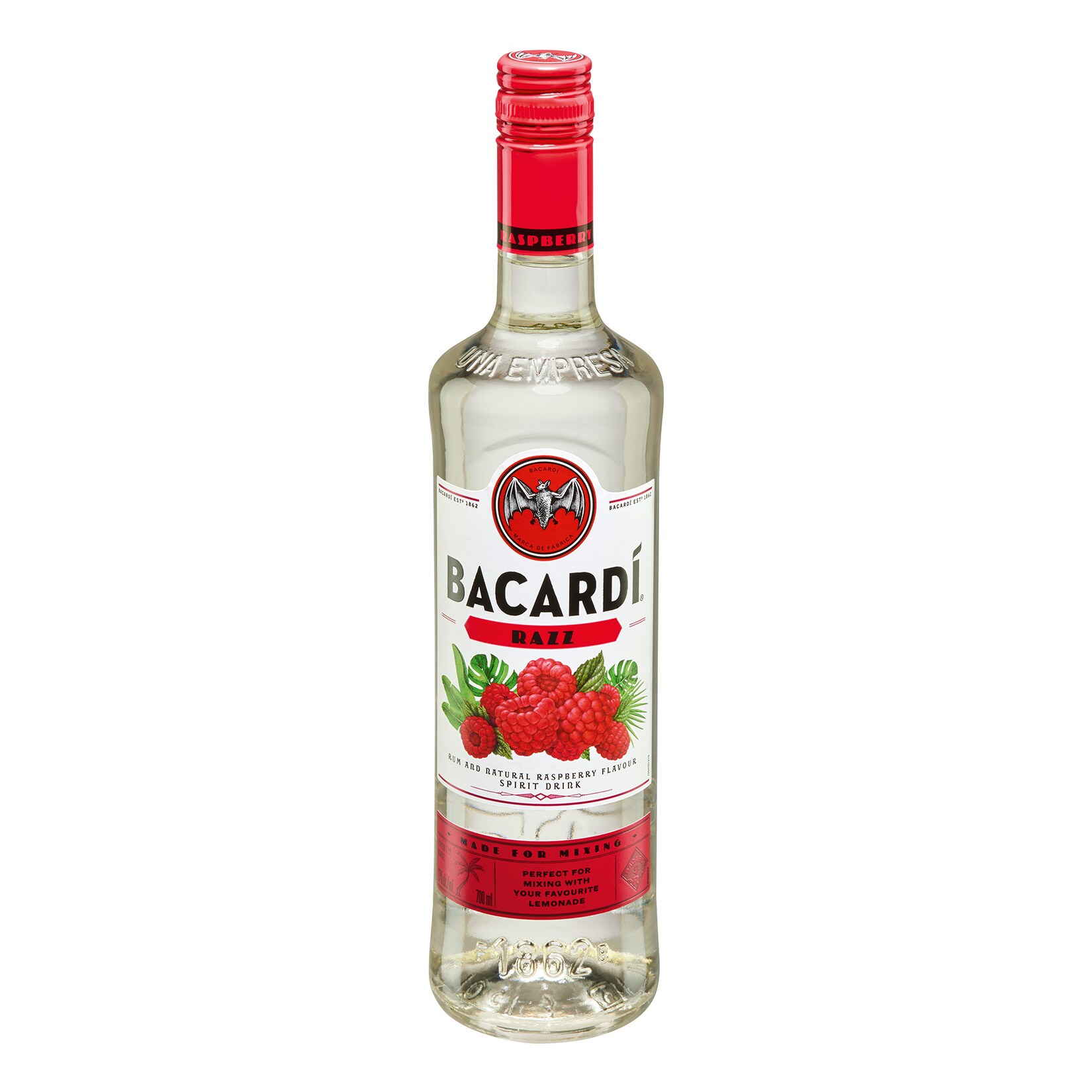 Bacardi Razz 37,5 % vol 1,0 Liter – Inhalt: 3 Flaschen | 07610113028148