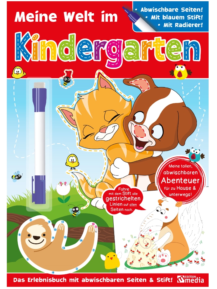 Abwischbare B&uuml;cher - versch. Ausf&uuml;hrungen - Kindergarten - Bild 1