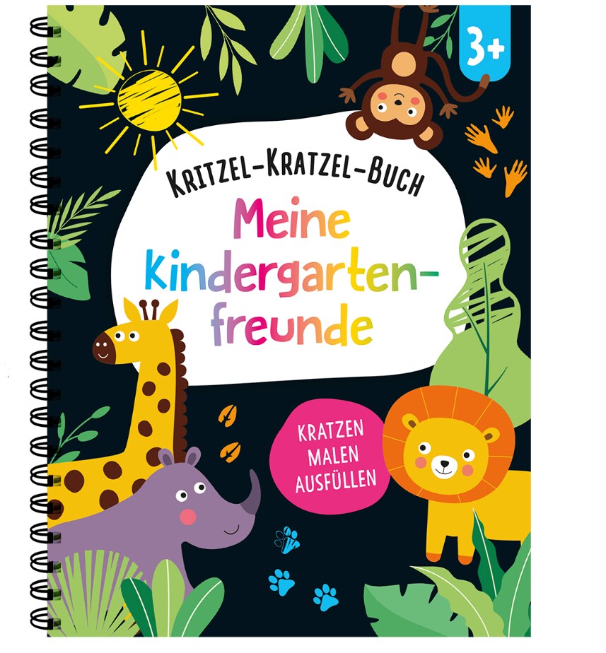 Kratz-Freundebuch - versch. Ausf&uuml;hrungen - Kindergarten - Bild 1