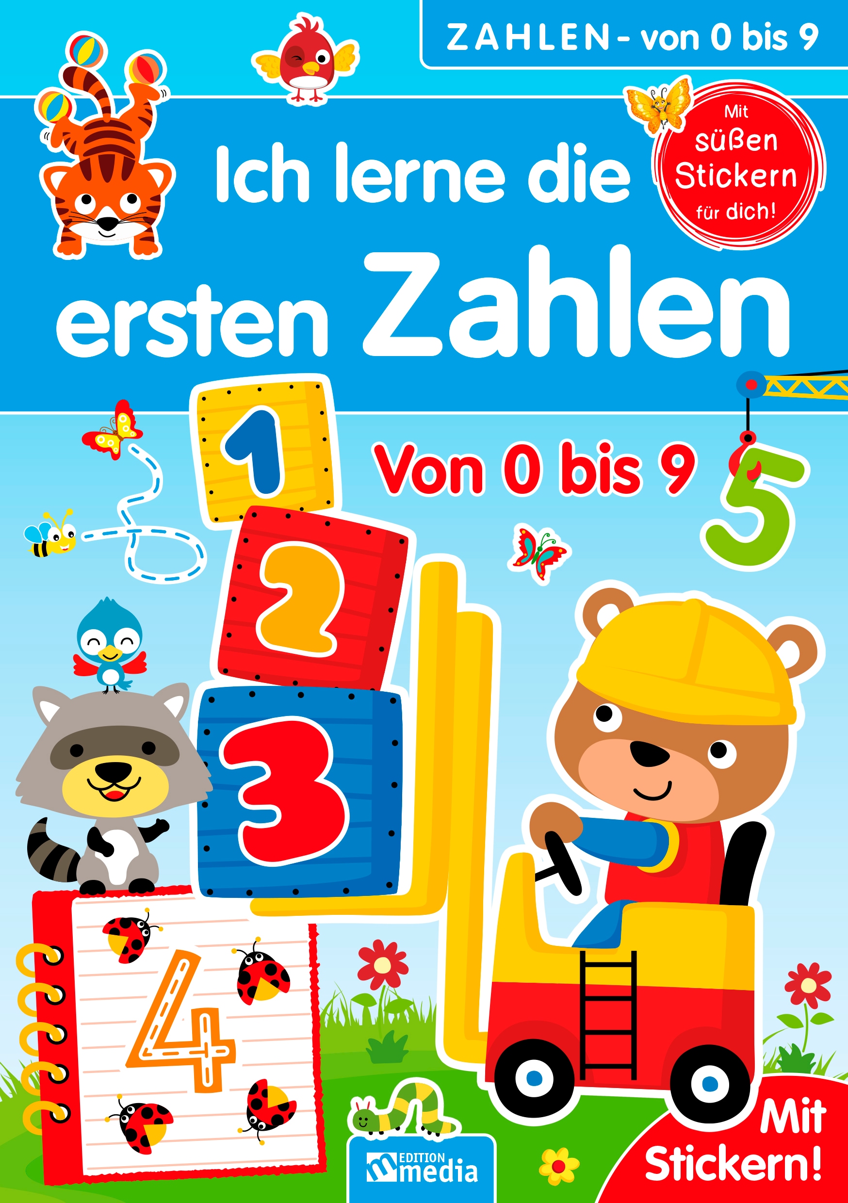 A5-Lern-/&Uuml;bungsbuch: Zahlen 0-9 - Bild 1