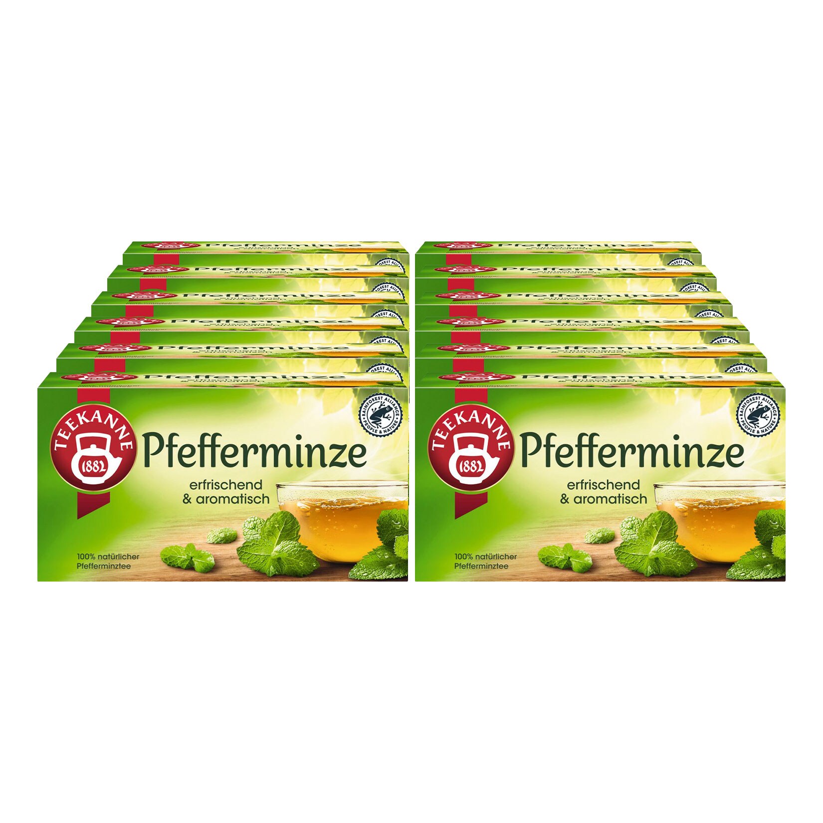 Teekanne Pfefferminze 112,5g, 12er Pack - Bild 1