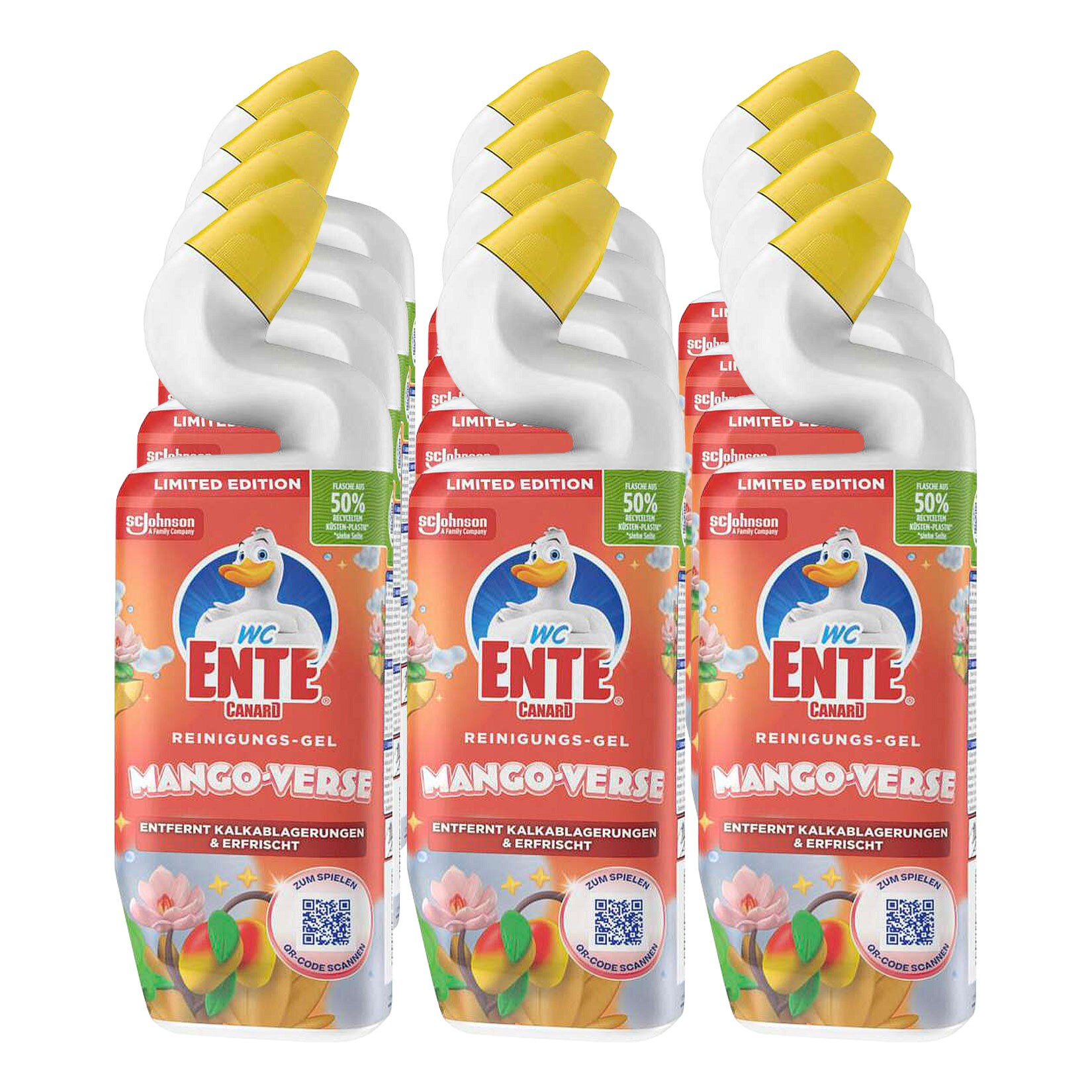 WC Ente Gel Mango 750ml, 12er Pack - Bild 1