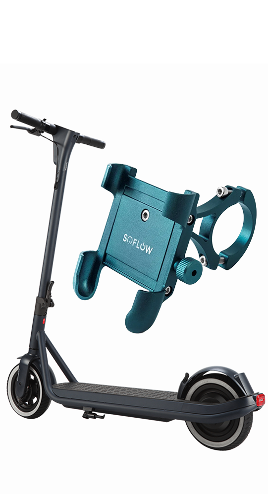 SoFlow SO ONE Lite E- Scooter+ SoFlow Handyhalterung Premium Grau - Bild 1