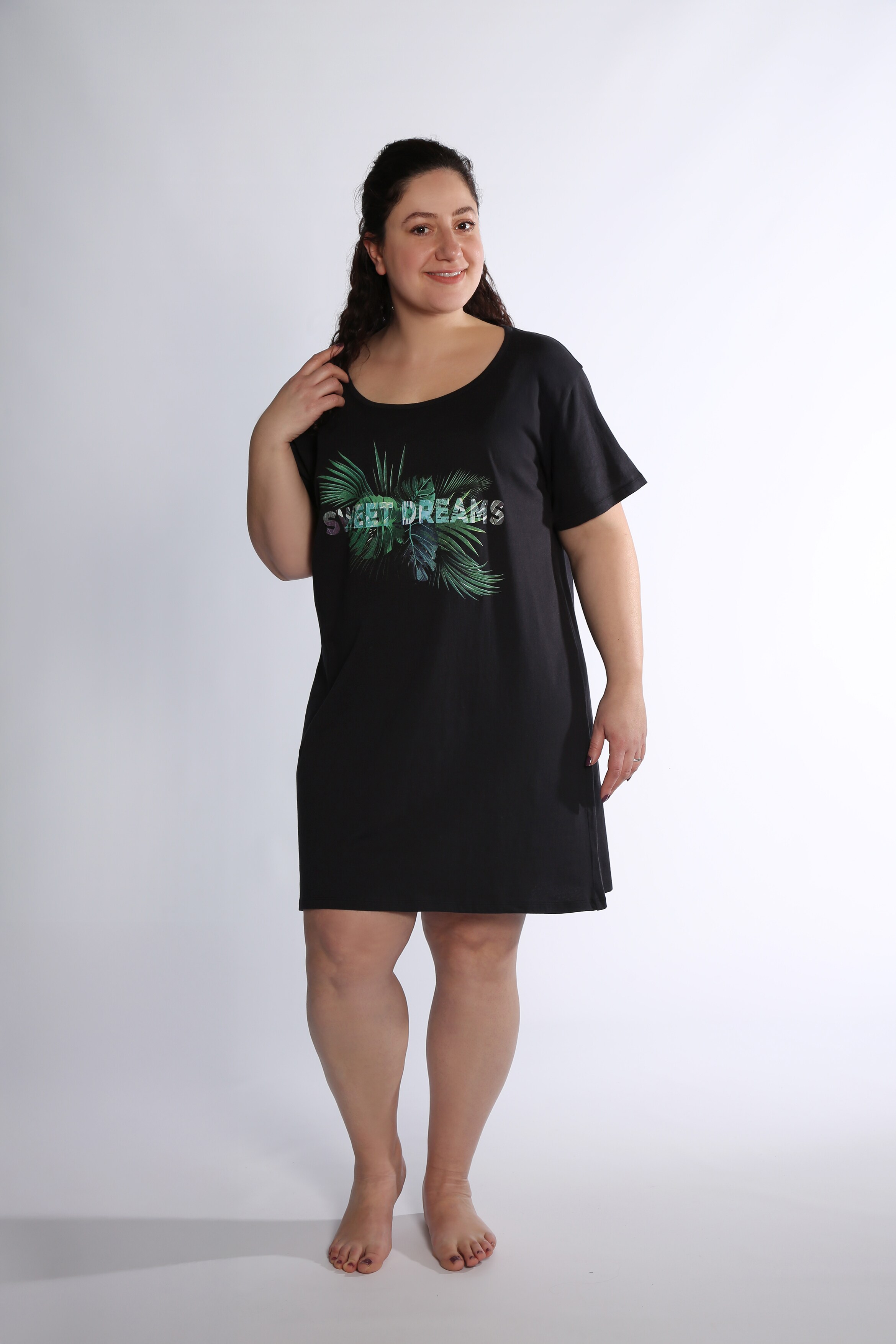 Spirit of Colours Damen Bigshirt - Schwarz XXL - Bild 1