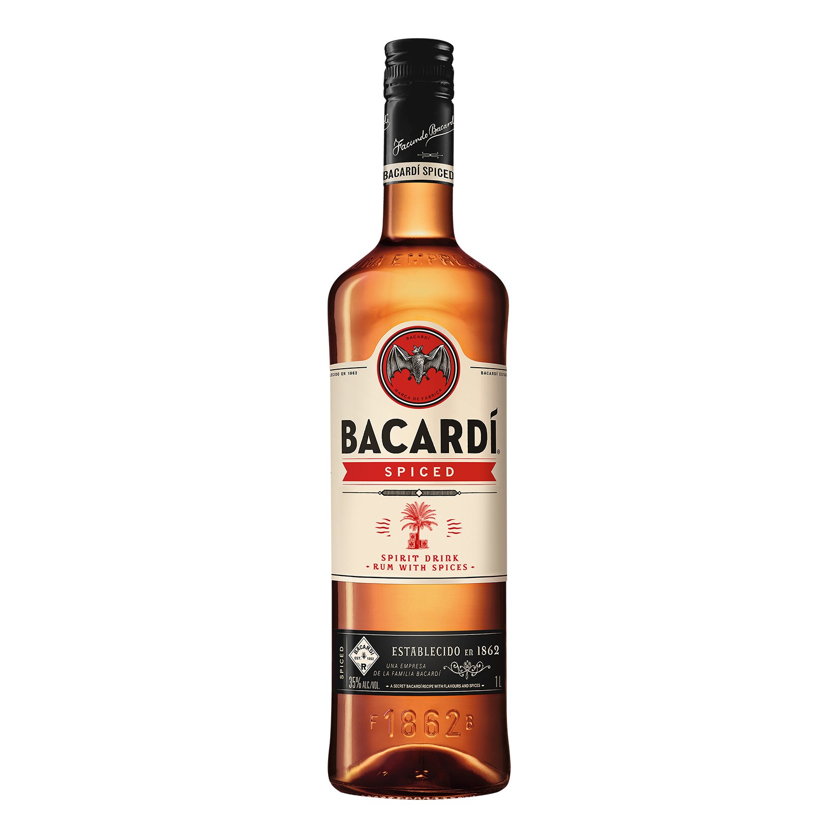 Bacardi Spiced 35,0 % vol 1 Liter – Inhalt: 3 Flaschen | 07610113007495