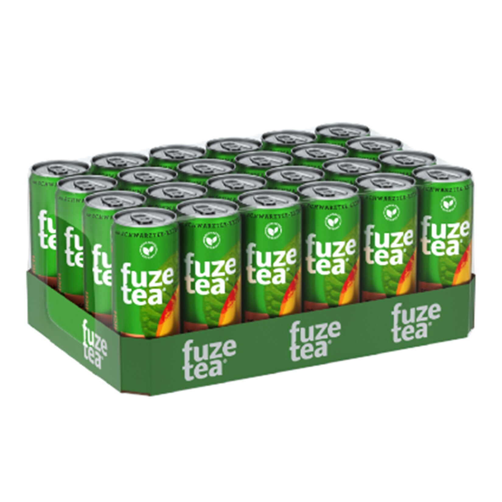 Fuze Tea Schwarzer Tee Pfirisch 0,33 Liter Dose, 24er Pack | 05000112682250