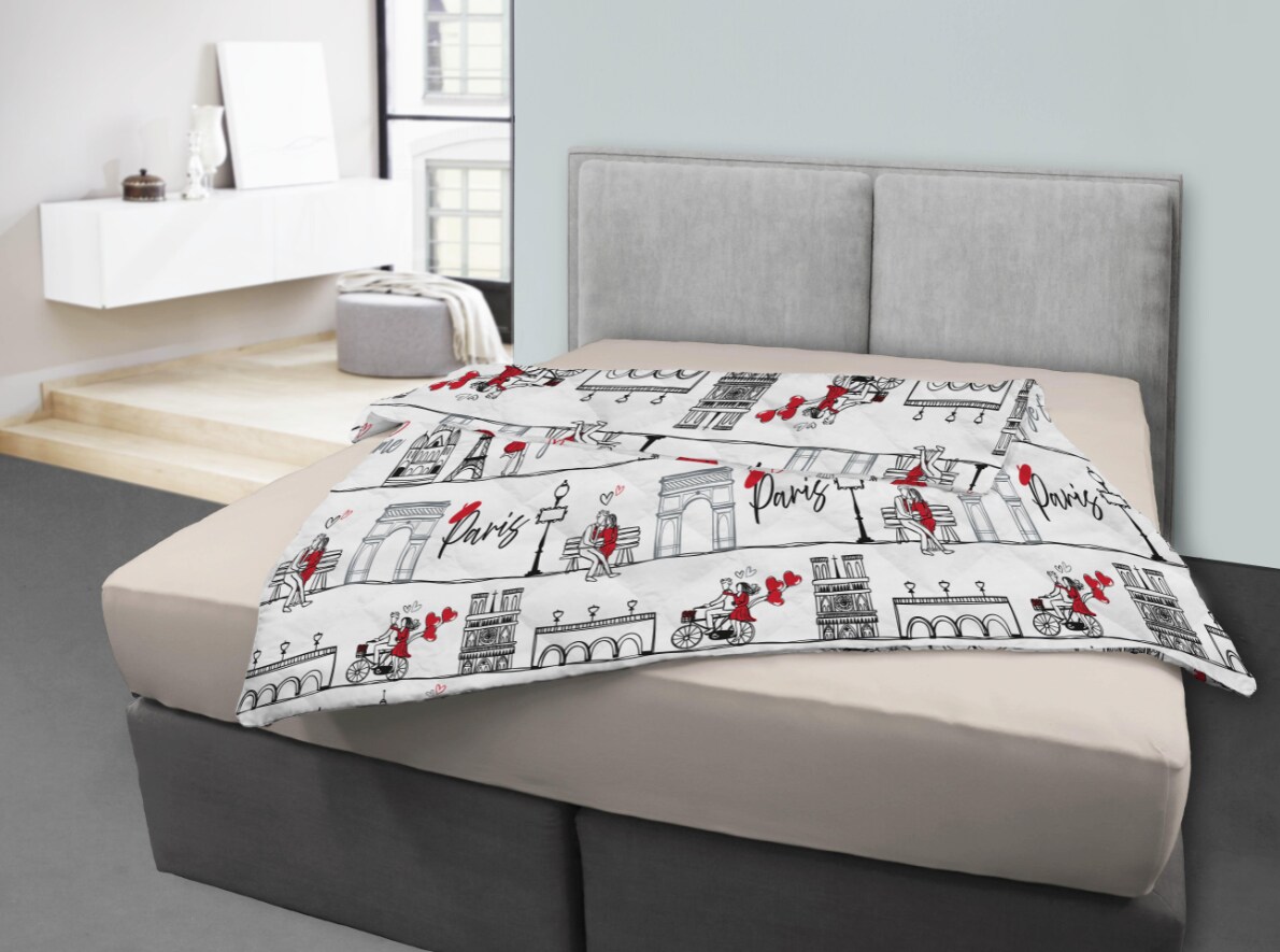 Sommerdecke 135x200 cm - versch. Ausf&uuml;hrungen - Paris - Bild 1