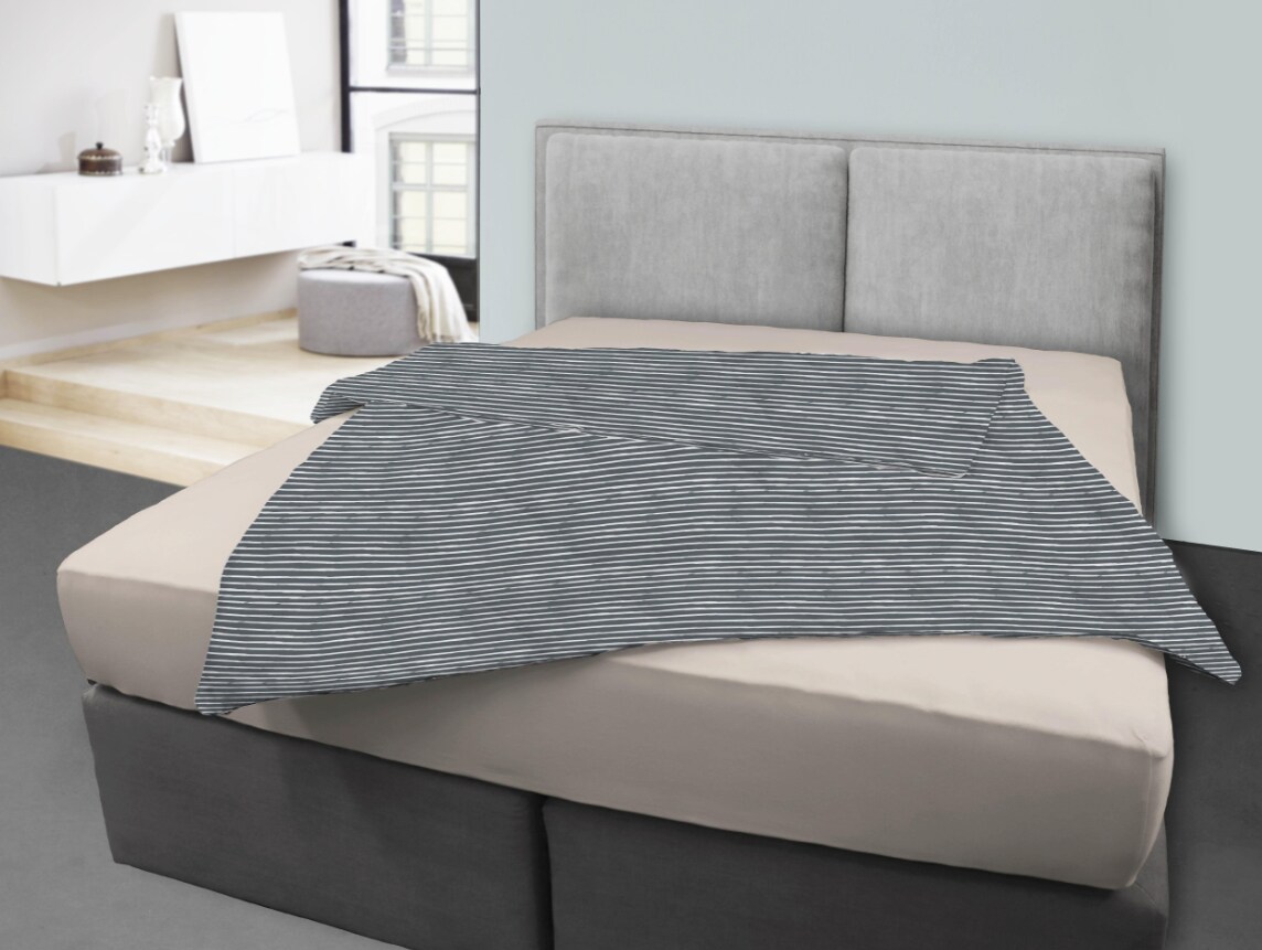 Sommerdecke 135x200 cm - versch. Ausf&uuml;hrungen - Streifen - Bild 1