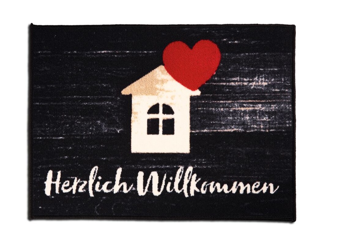 Dekor Fu&szlig;matte - versch. Ausf&uuml;hrungen - Herzlich Willkommen - Bild 1