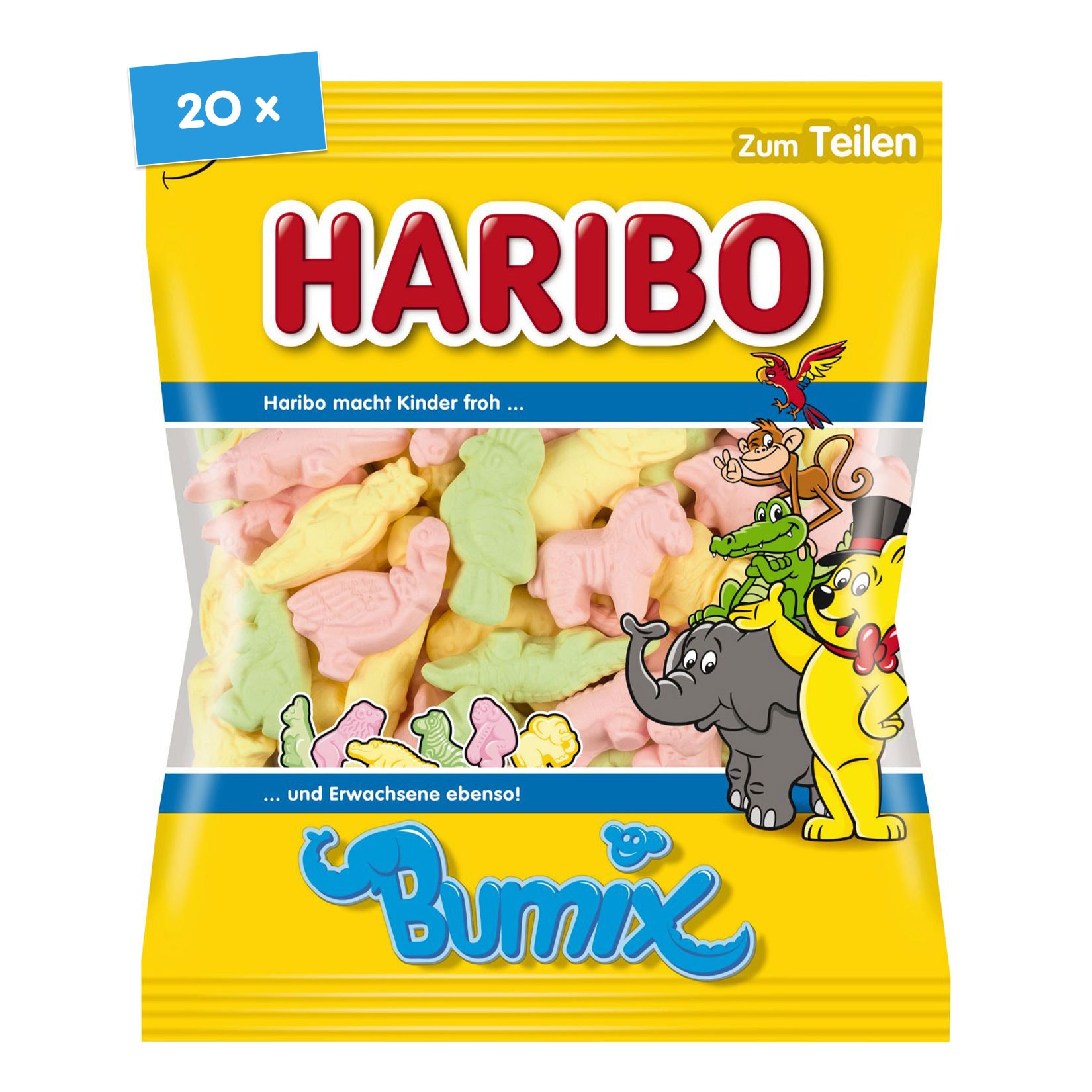 Haribo Bumix 200 g, 20er Pack - Bild 1