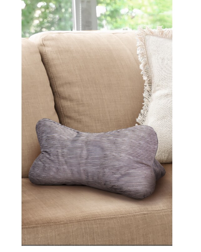 Dekor Knochenkissen - versch. Ausf&uuml;hrungen - Streifen - Bild 1