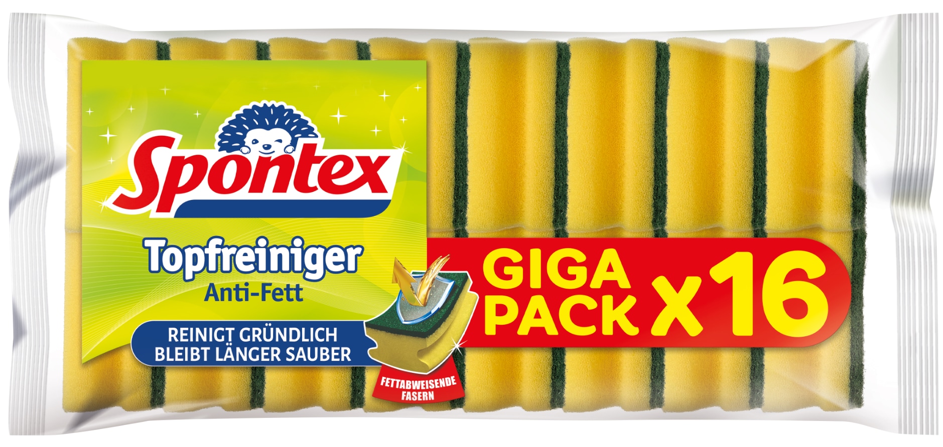 Spontex Topfreiniger Anti Fett x16 - Bild 1