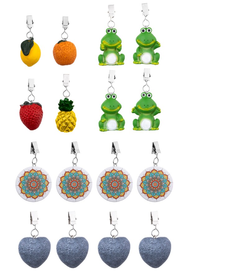 Tischtuchbeschwerer, 4er-Set -versch. Ausf&uuml;hrungen - Fr&uuml;chte - Bild 1