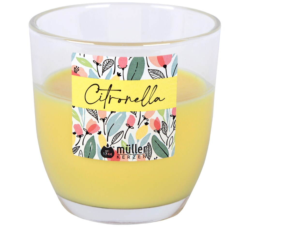 Citronella Kerzen- versch. Ausf&uuml;hrungen - Kerzenglas - Bild 1