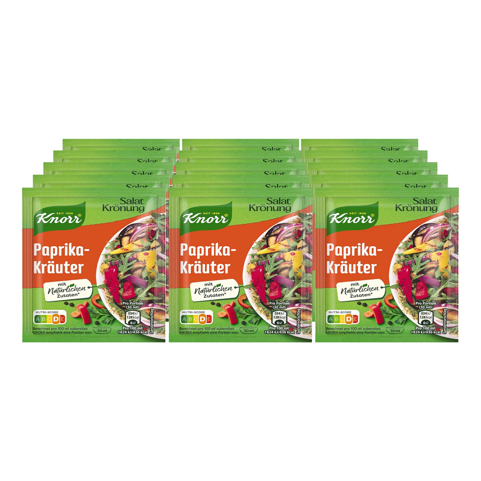 Knorr Salatkr&ouml;nung Paprika ergibt 5 x 90ml, 15er Pack - Bild 1